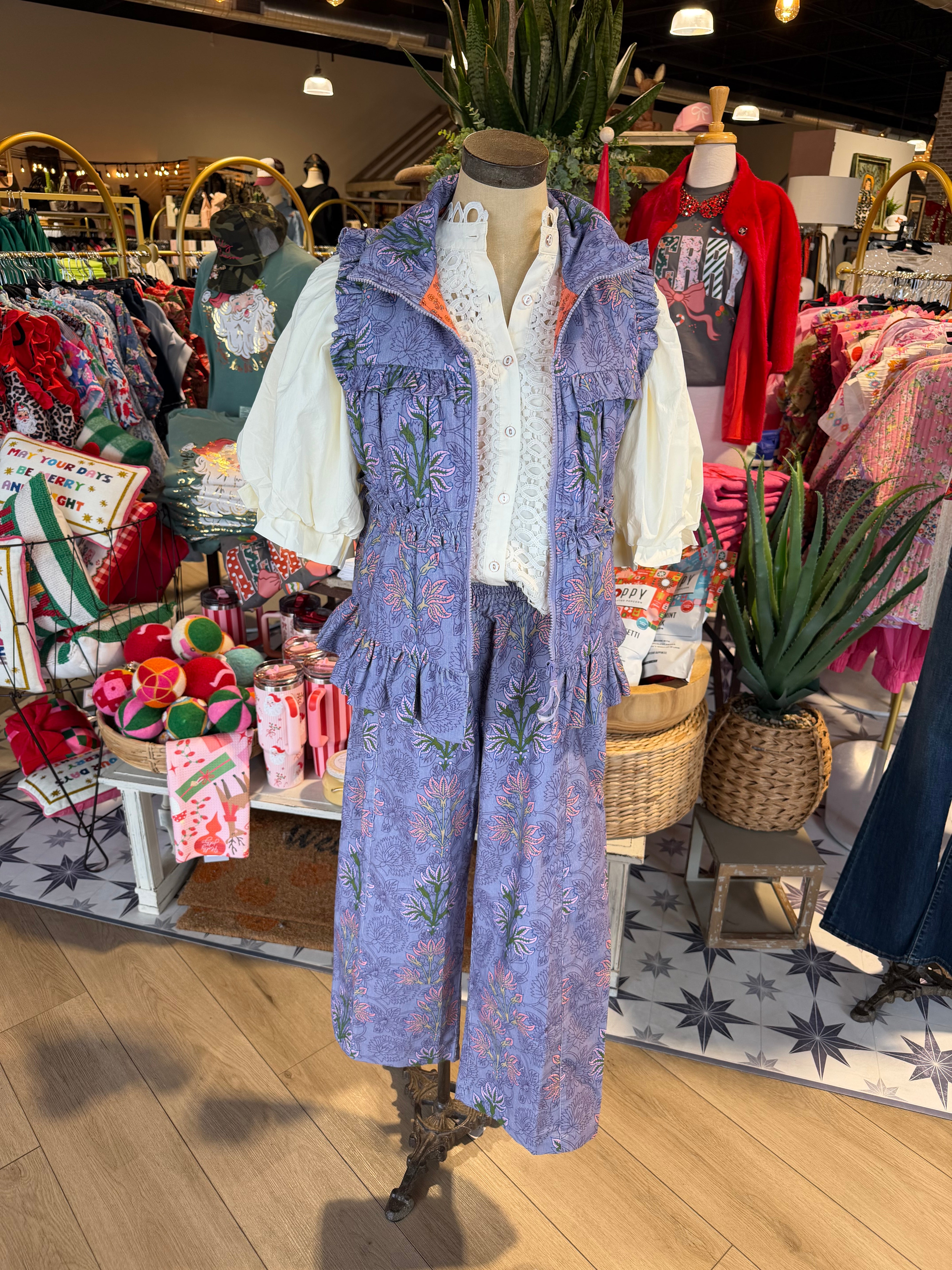 Violet Corduroy Vest