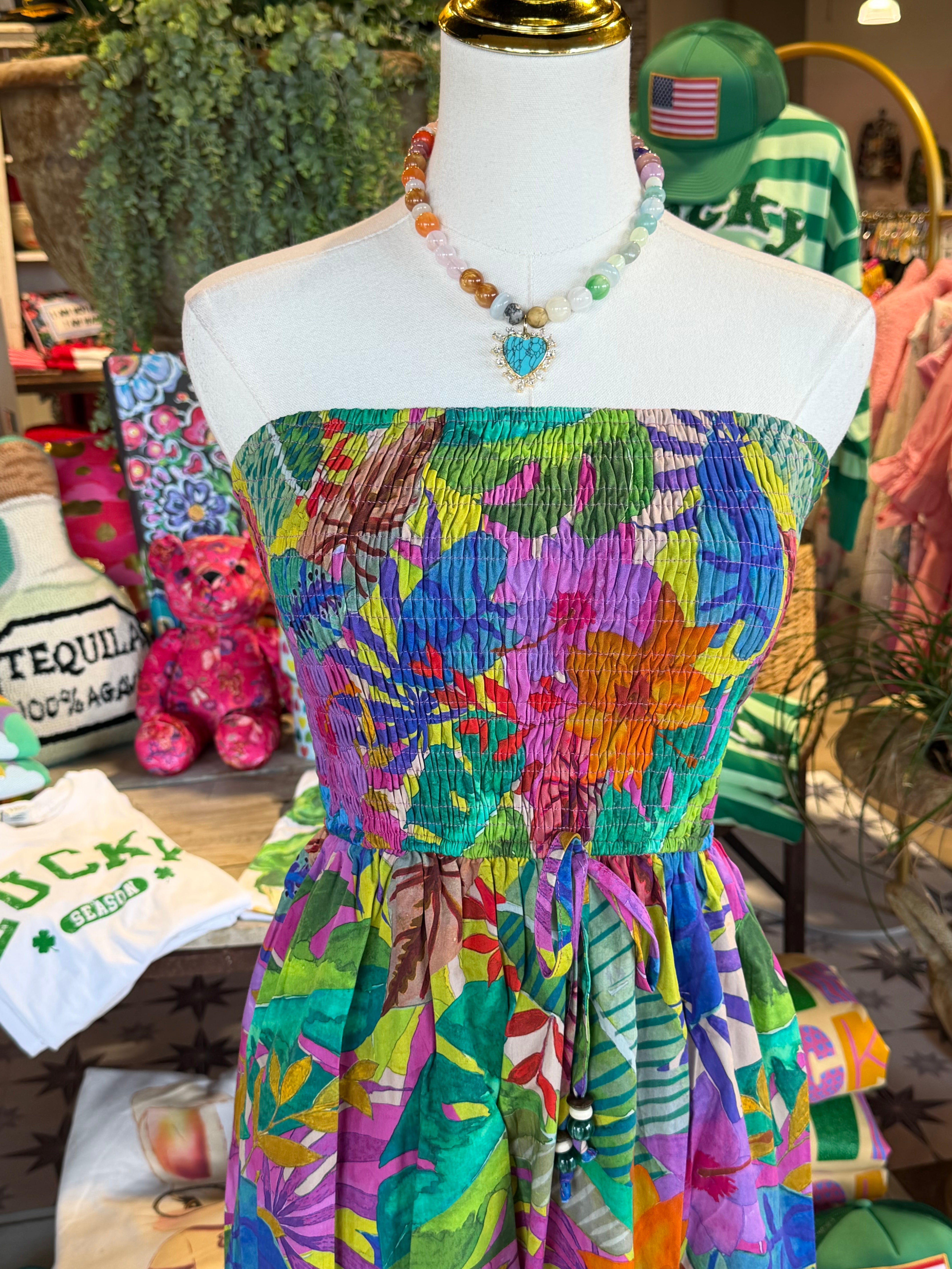 Smocked Goddess Dress