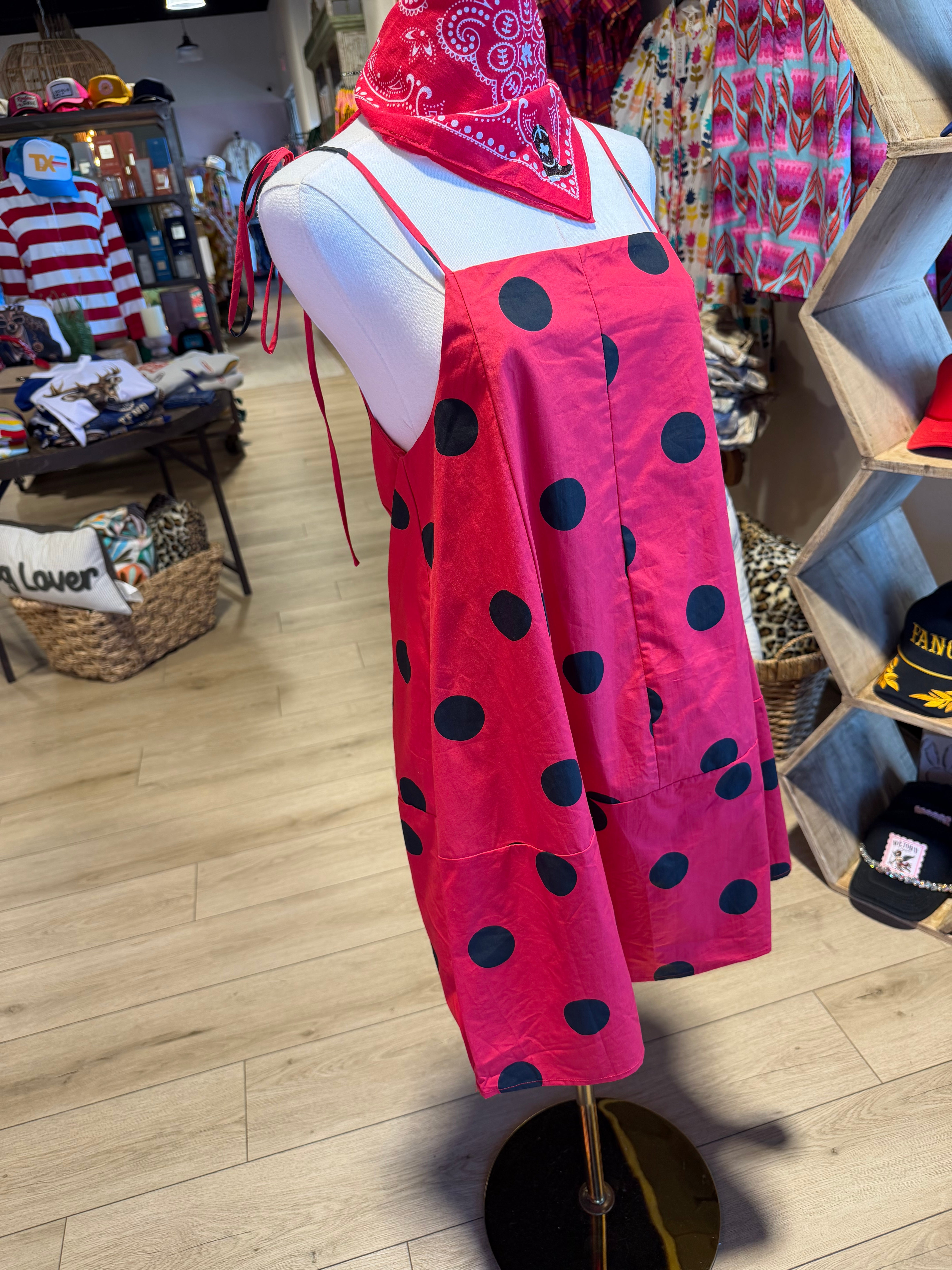 Game Day Polka Dot Dress
