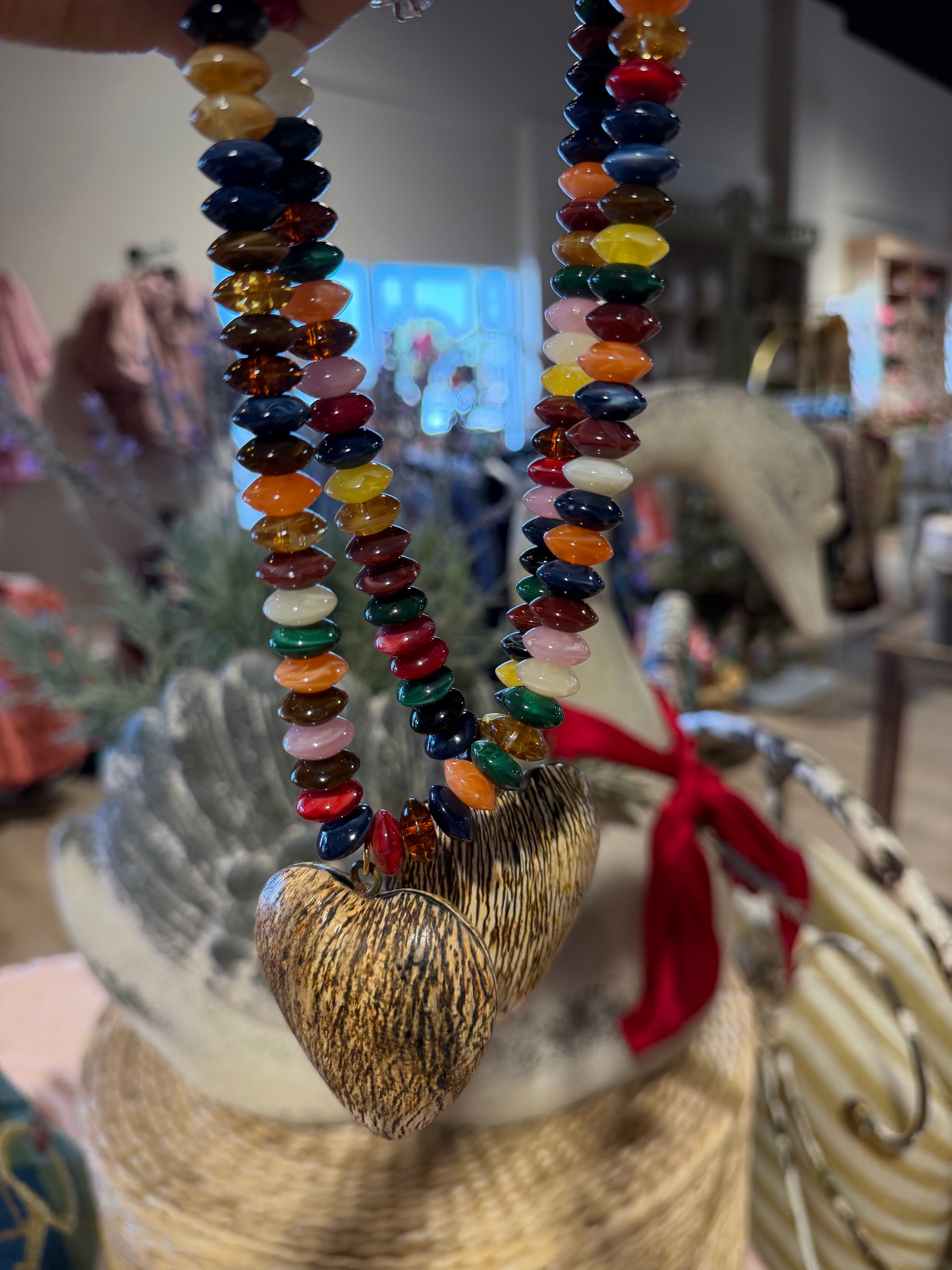 Rainbow Heart Necklace