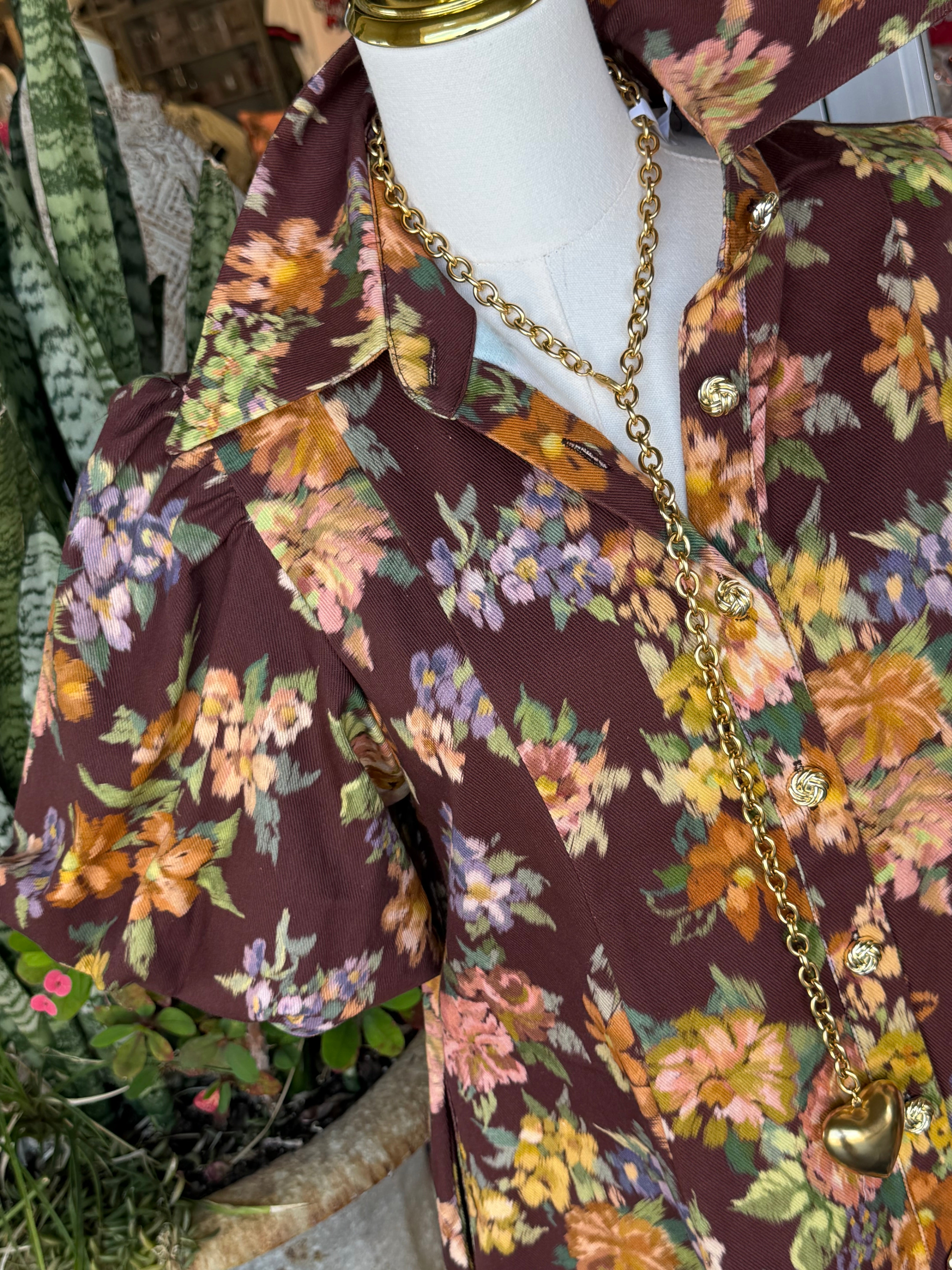 Josie Floral Puff Sleeve Mini Dress