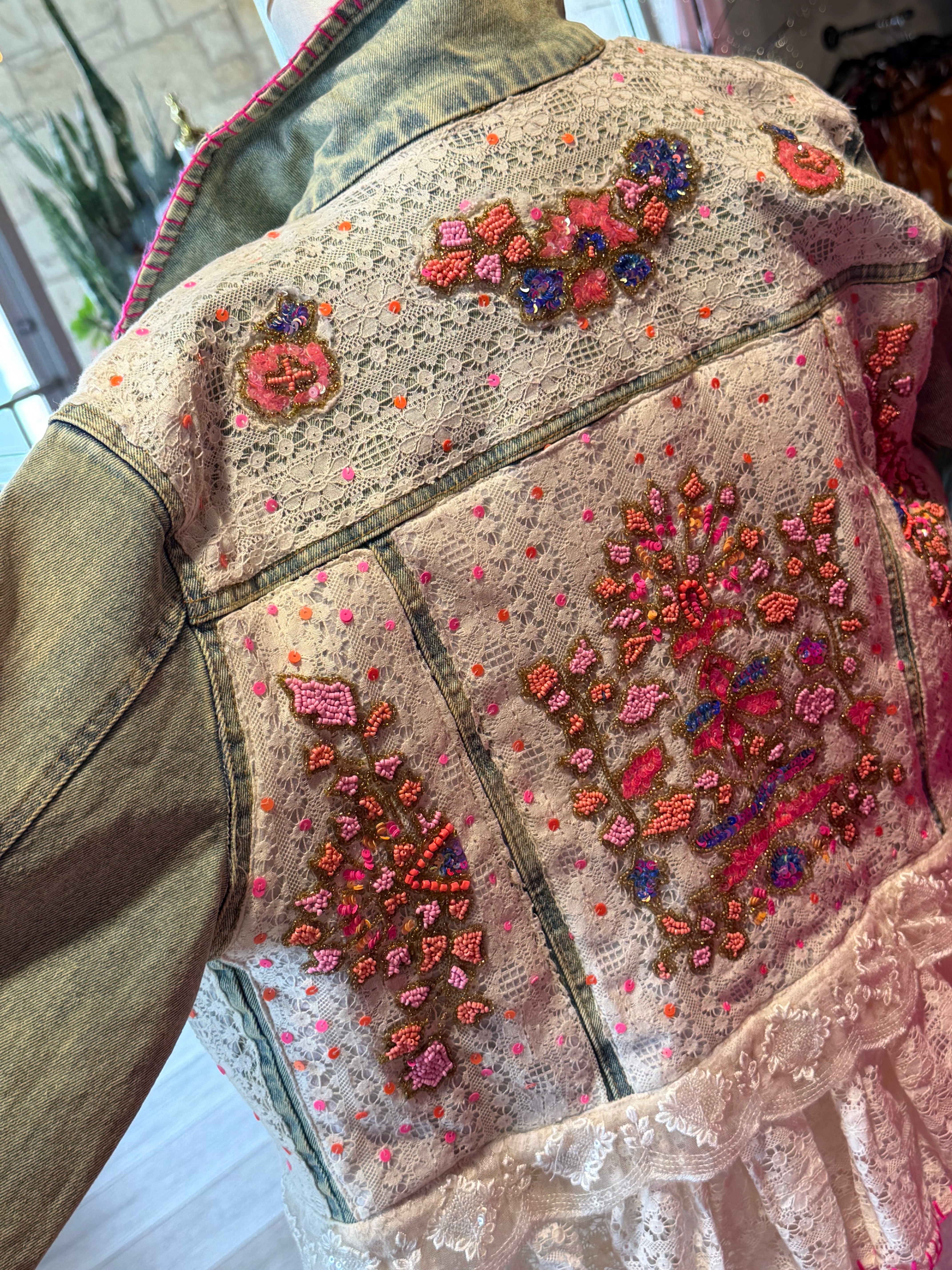 Boho Denim Jacket