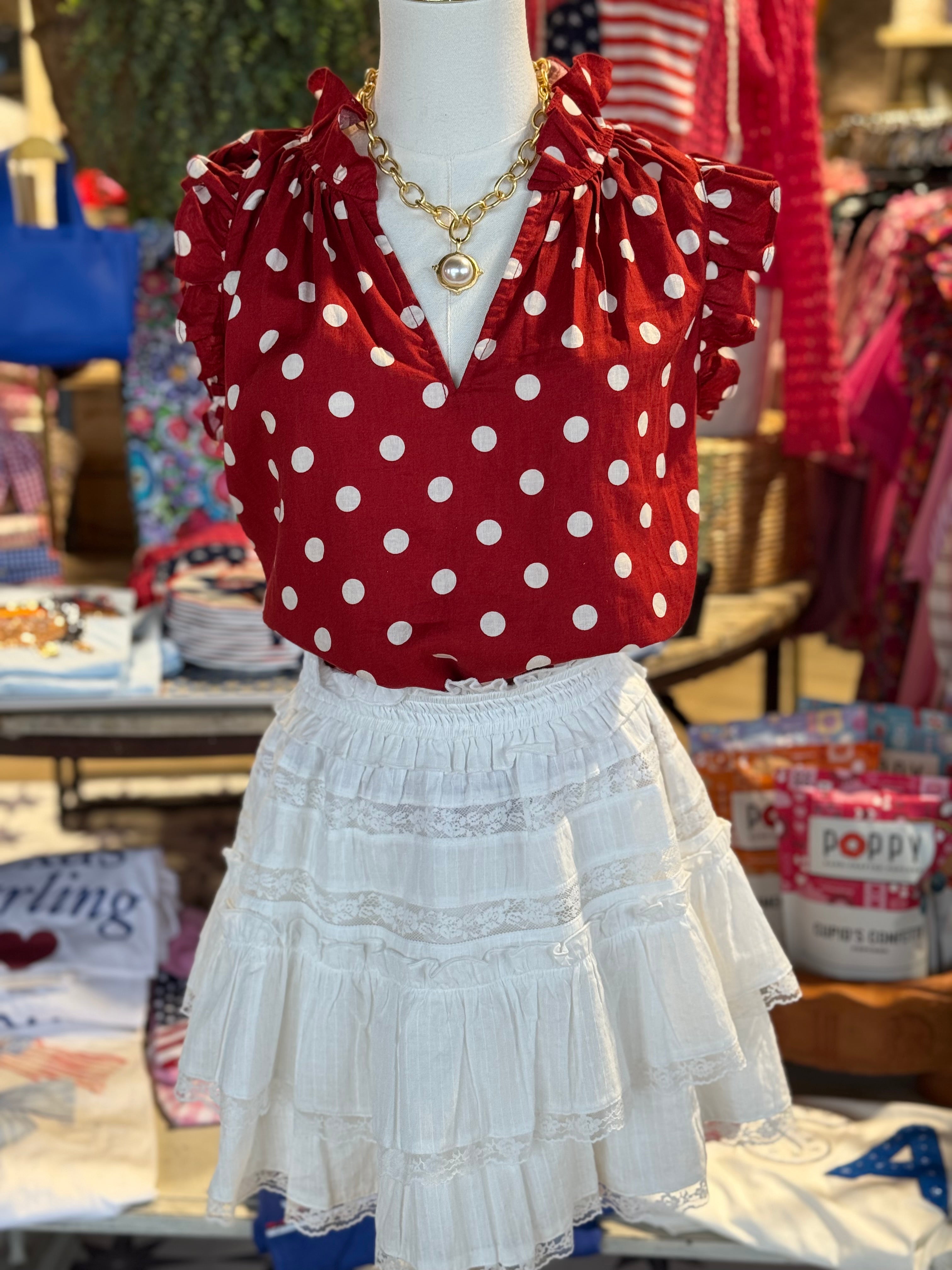 Mira Polkadot Top