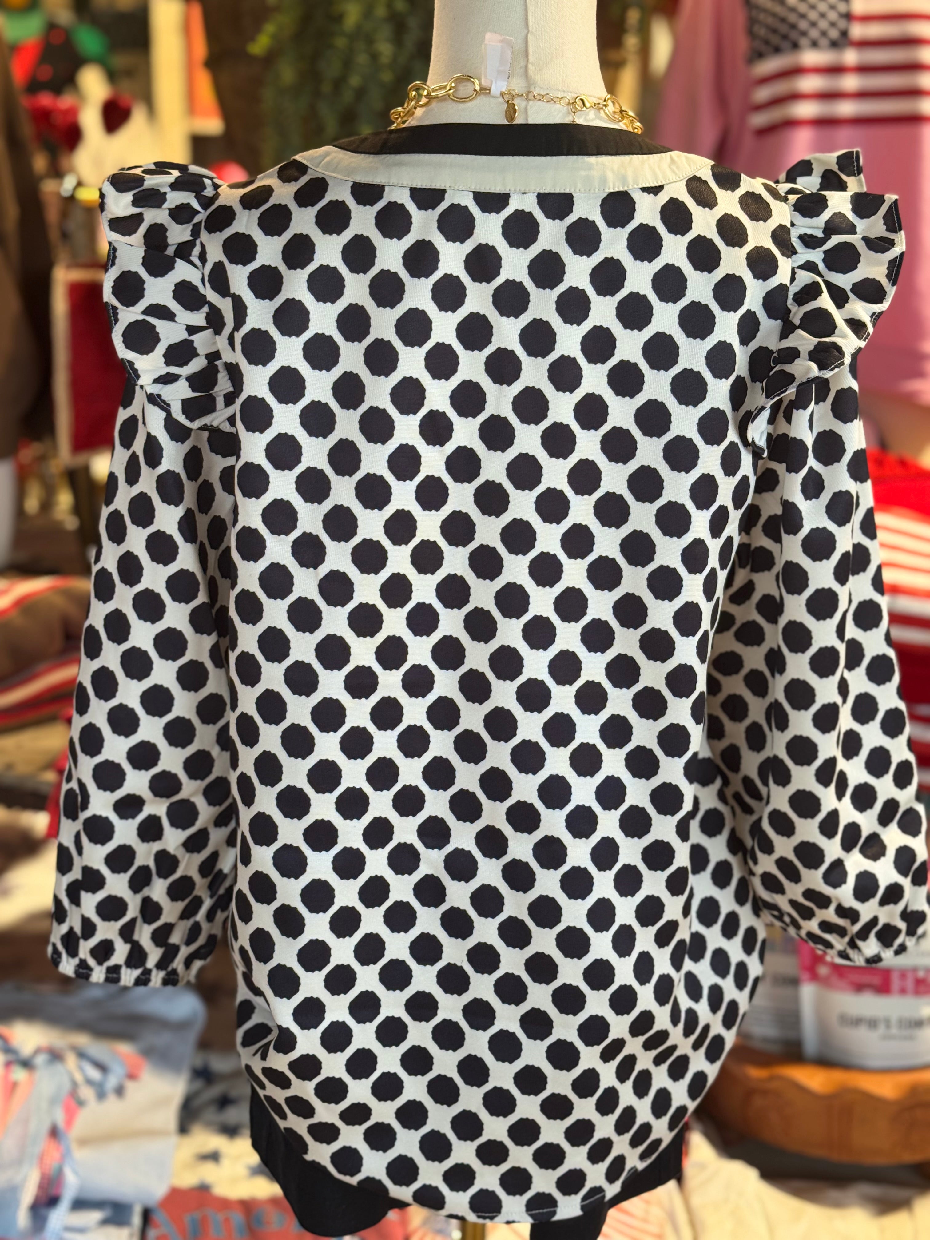 Dora Polka Dot Top