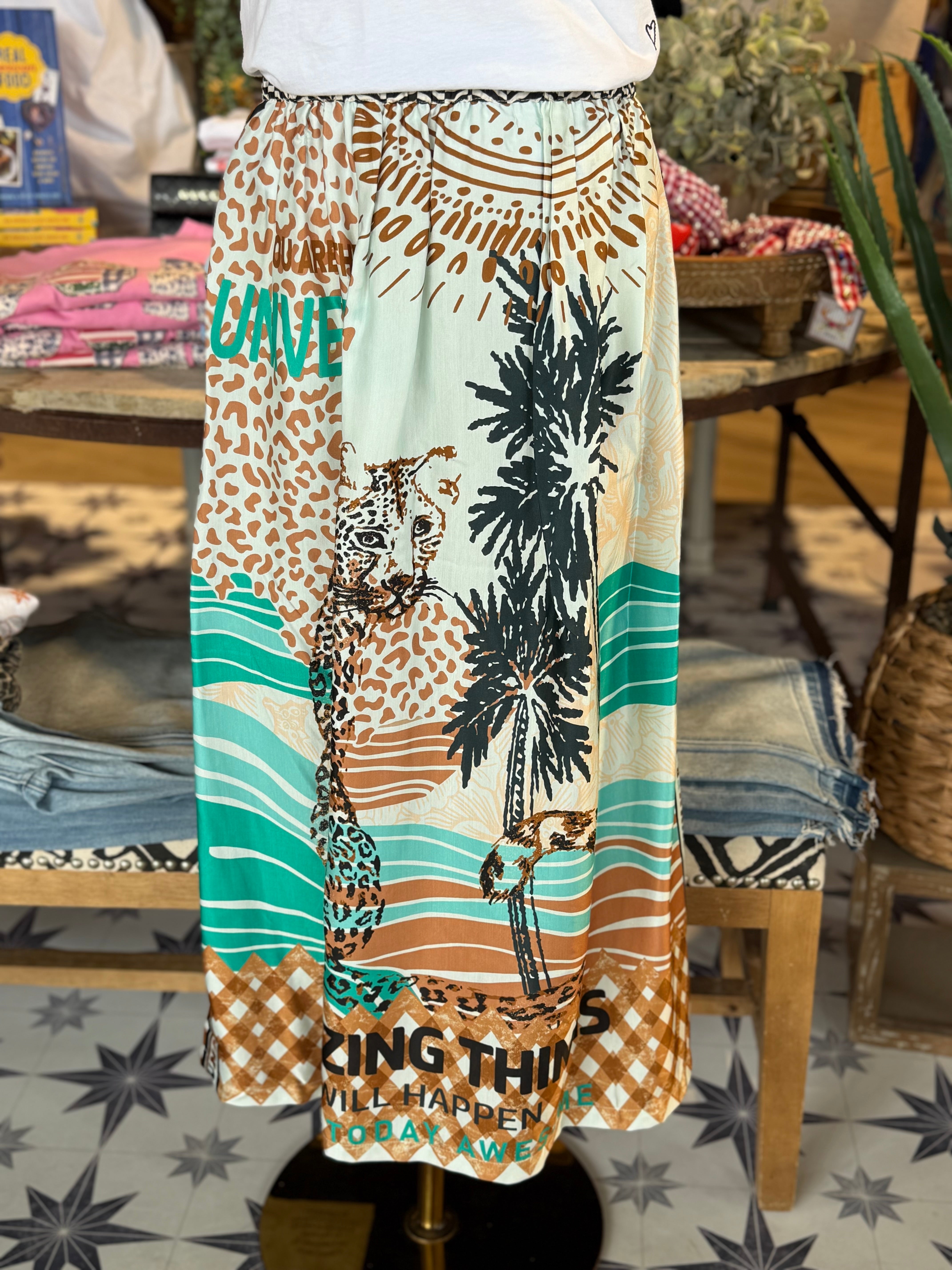 Tropical Safari Skirt