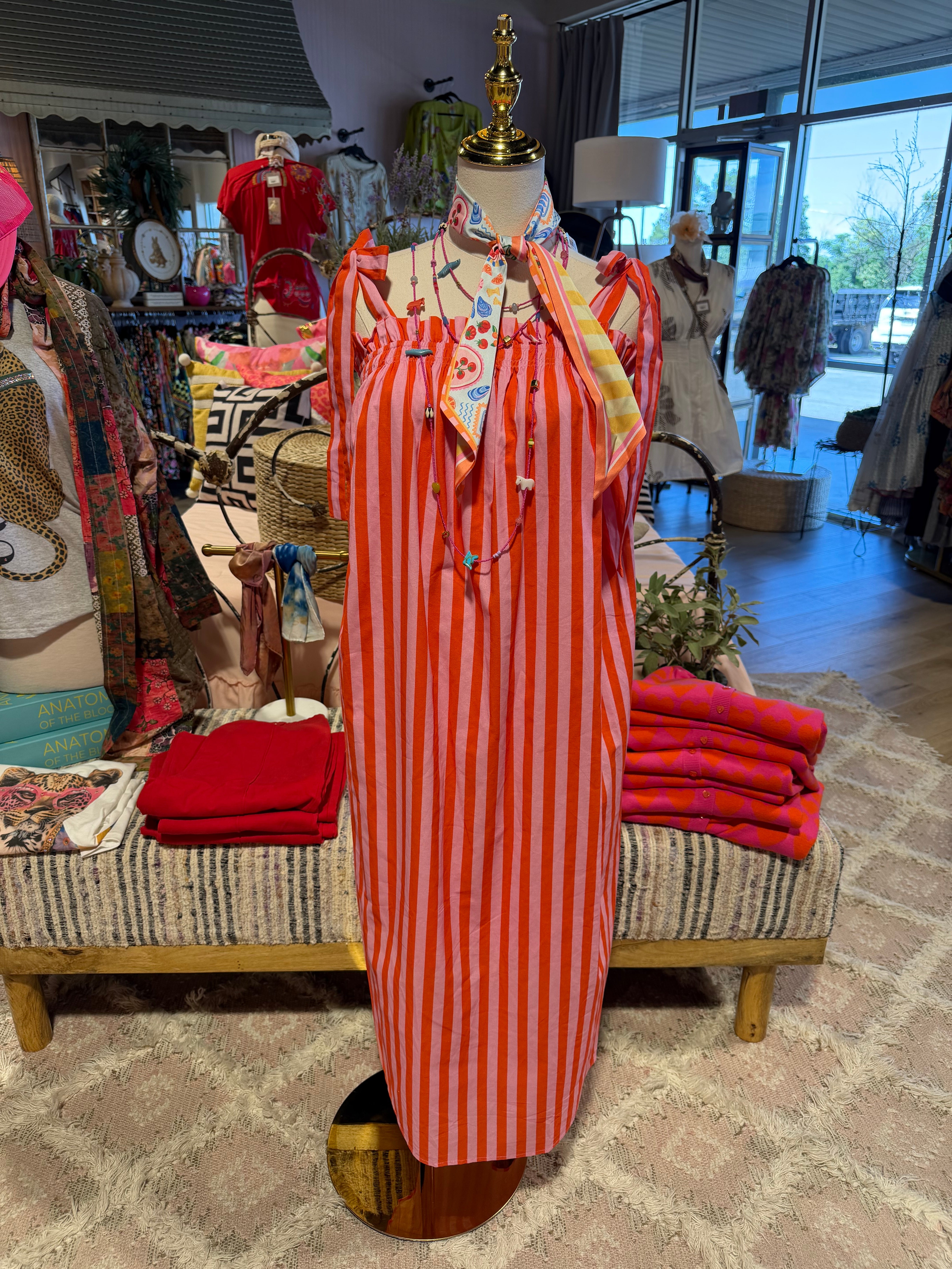 Carmen Stripe Dress