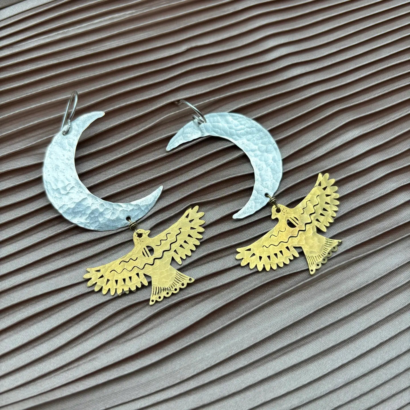 Moonlight Thunderbird Earring