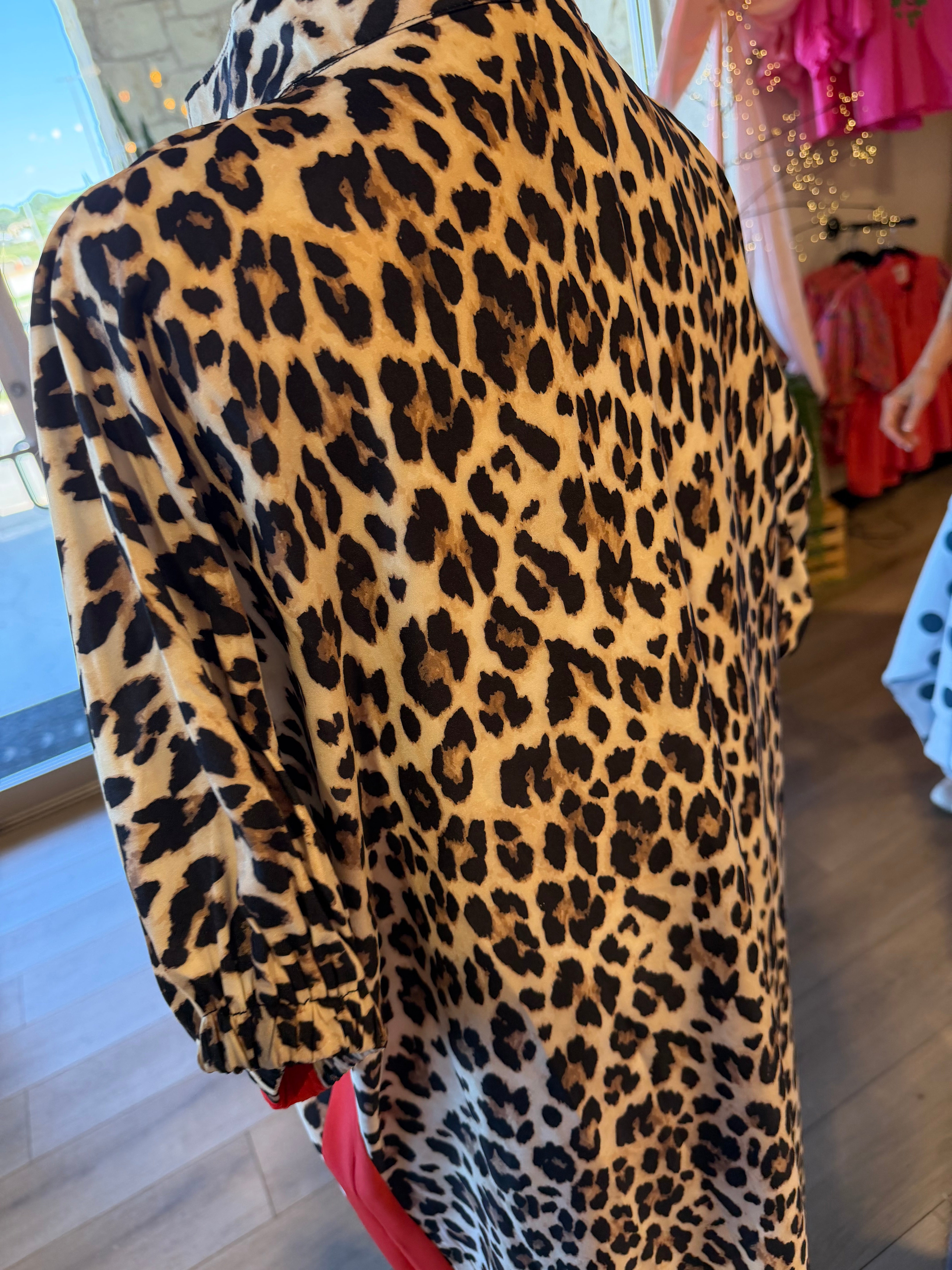 Lydia Leopard Dress