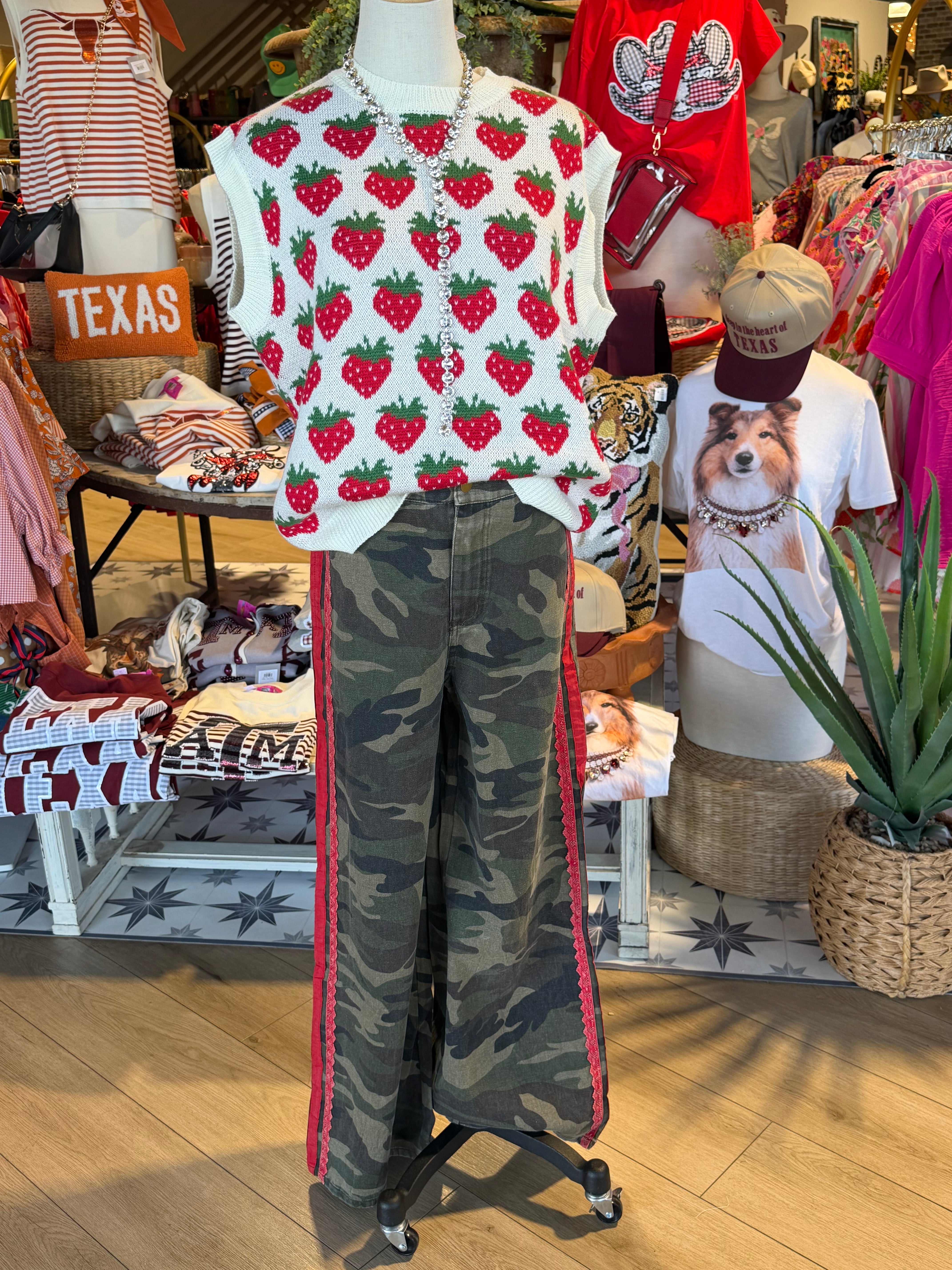 Racing Stripe Camo Pants