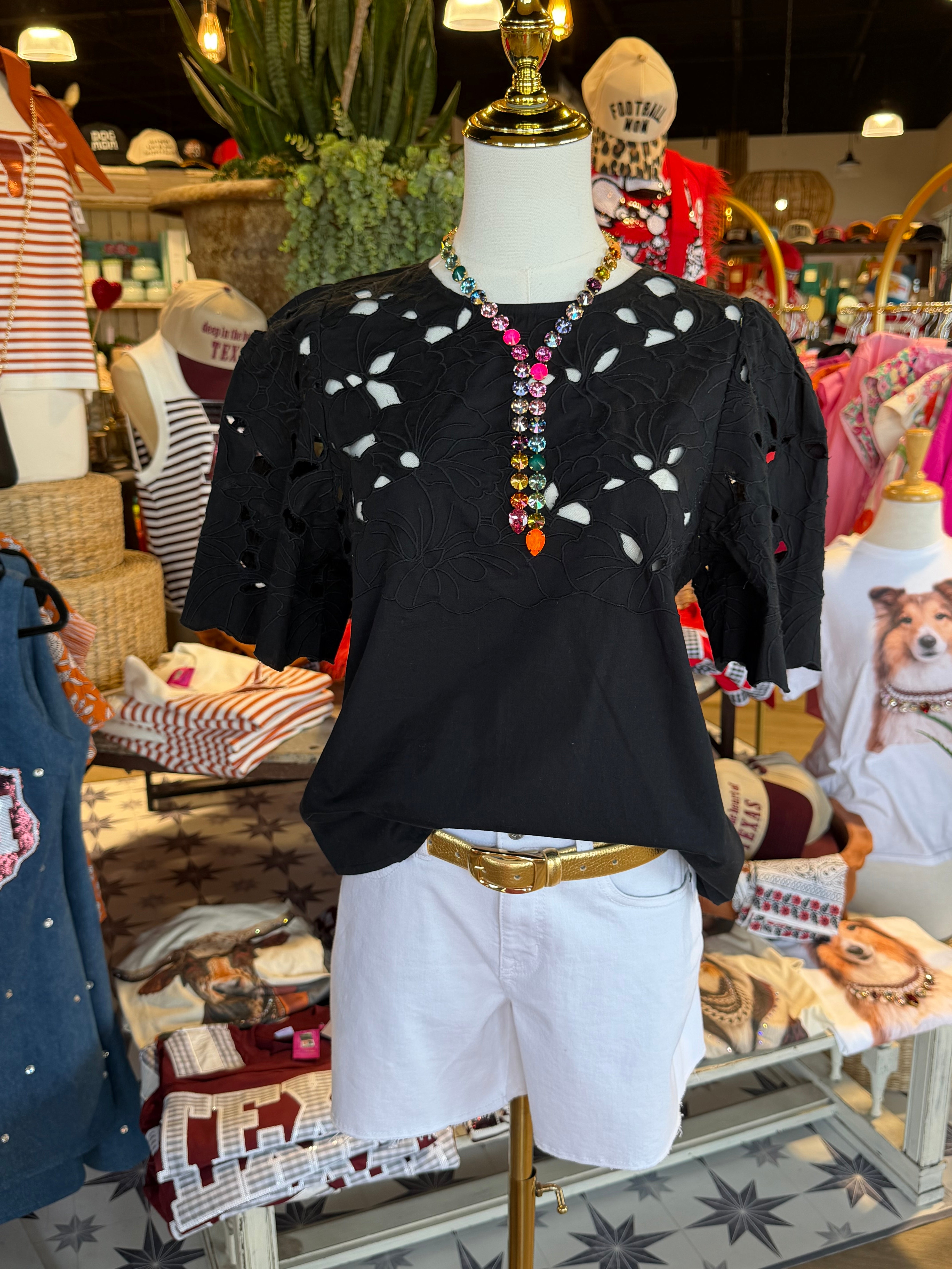 Elizabeth Eyelet Top