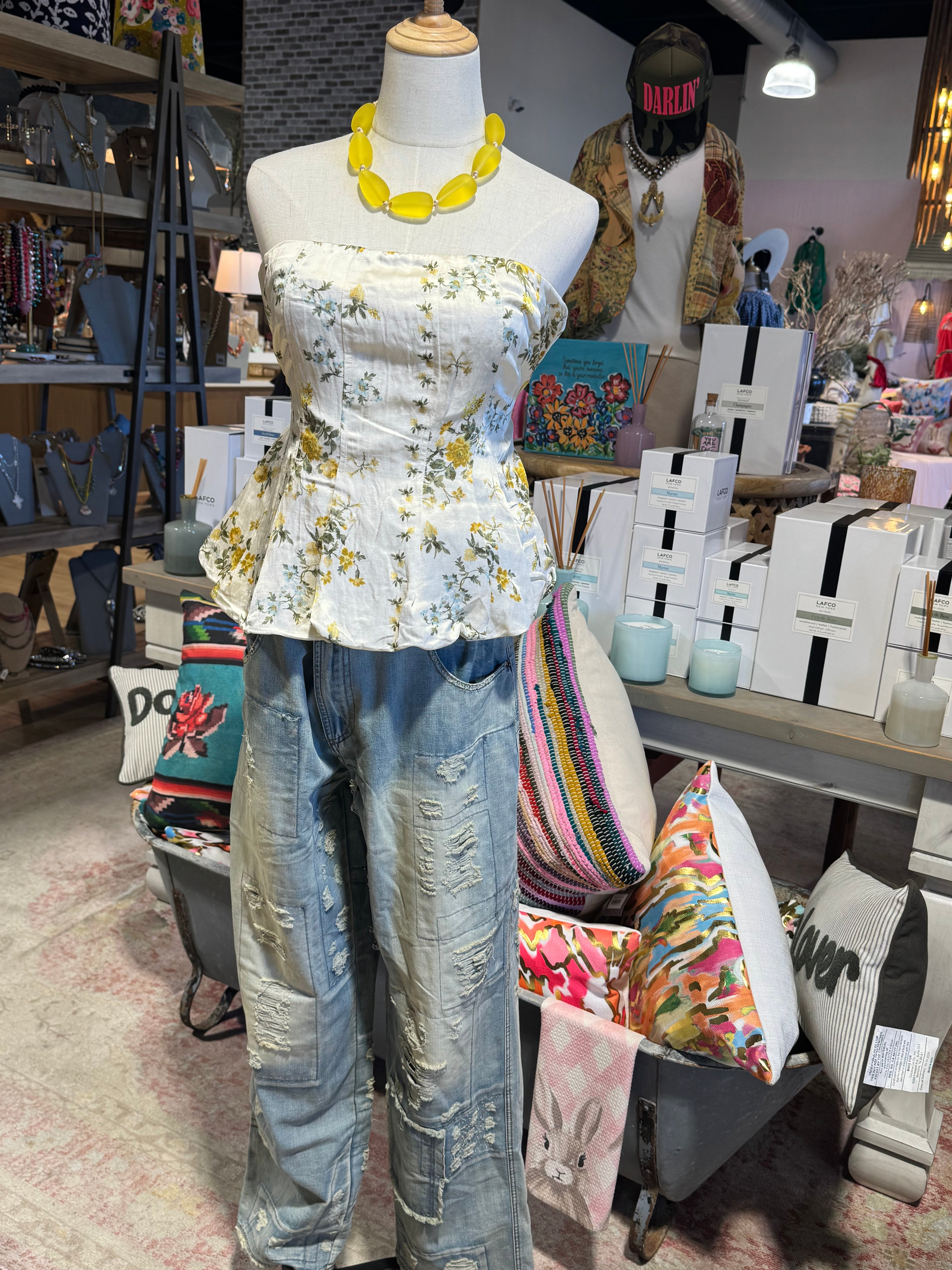 Classic Peace and Love Jeans