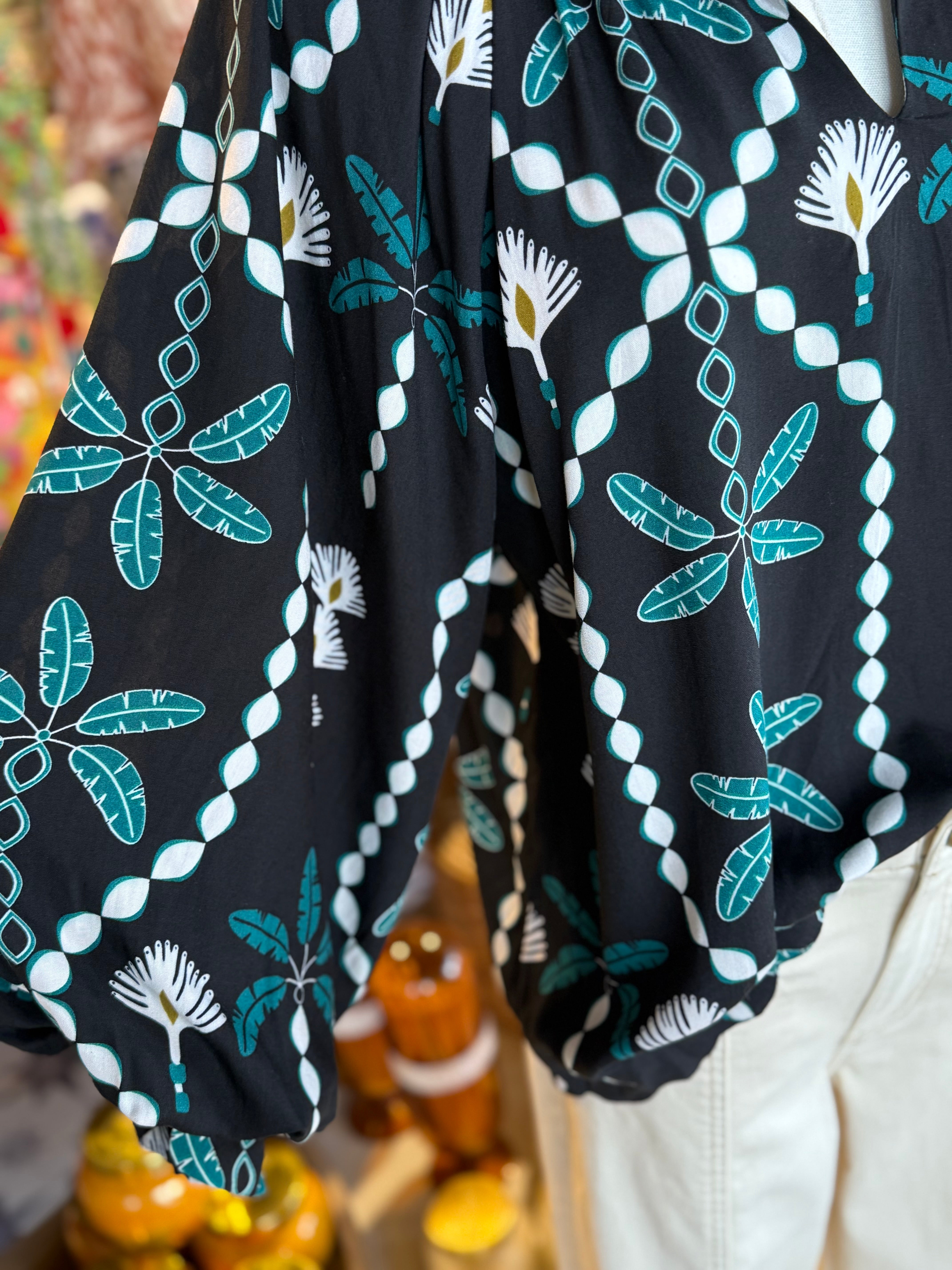 Midnight Florals Top