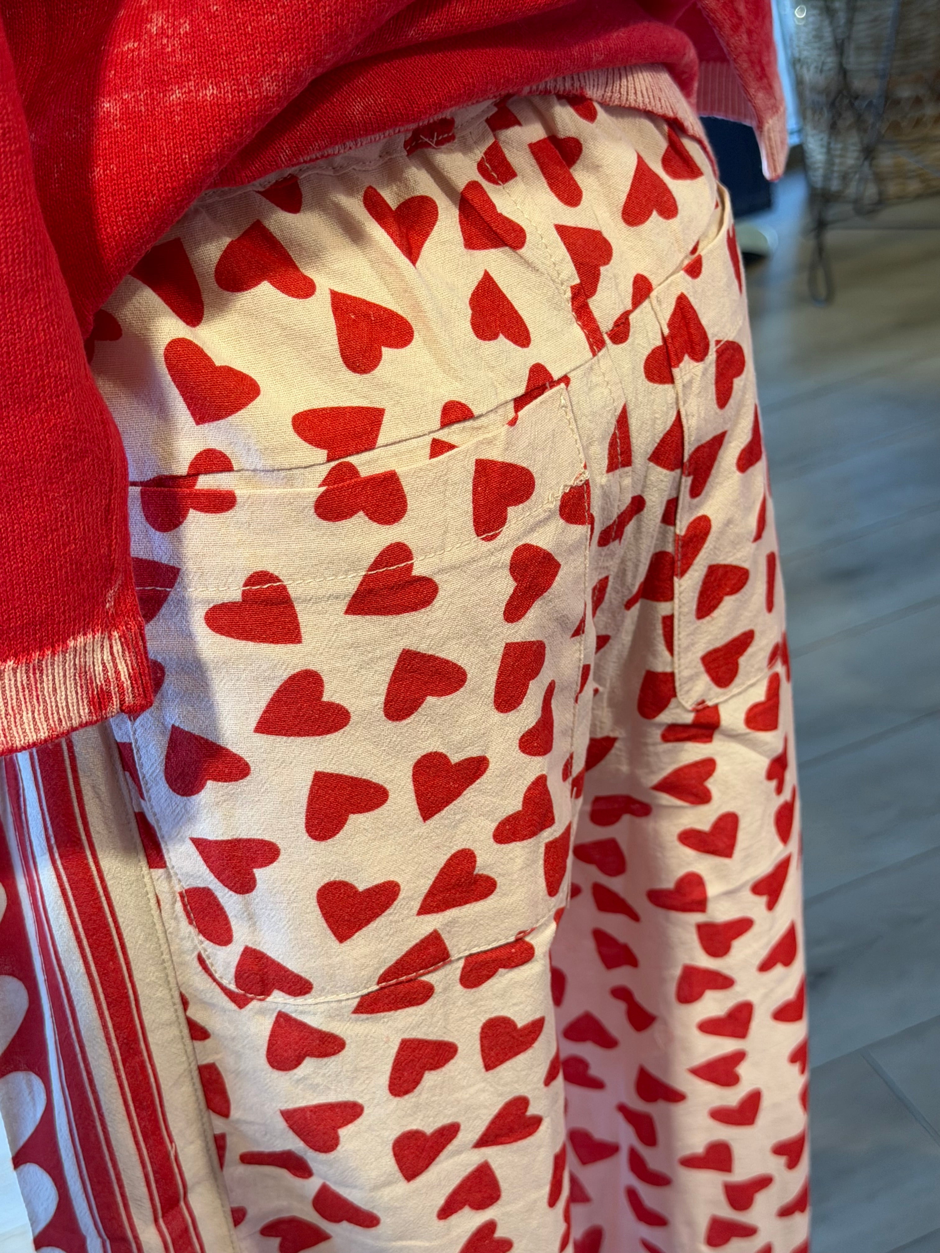 Red Heart Pants