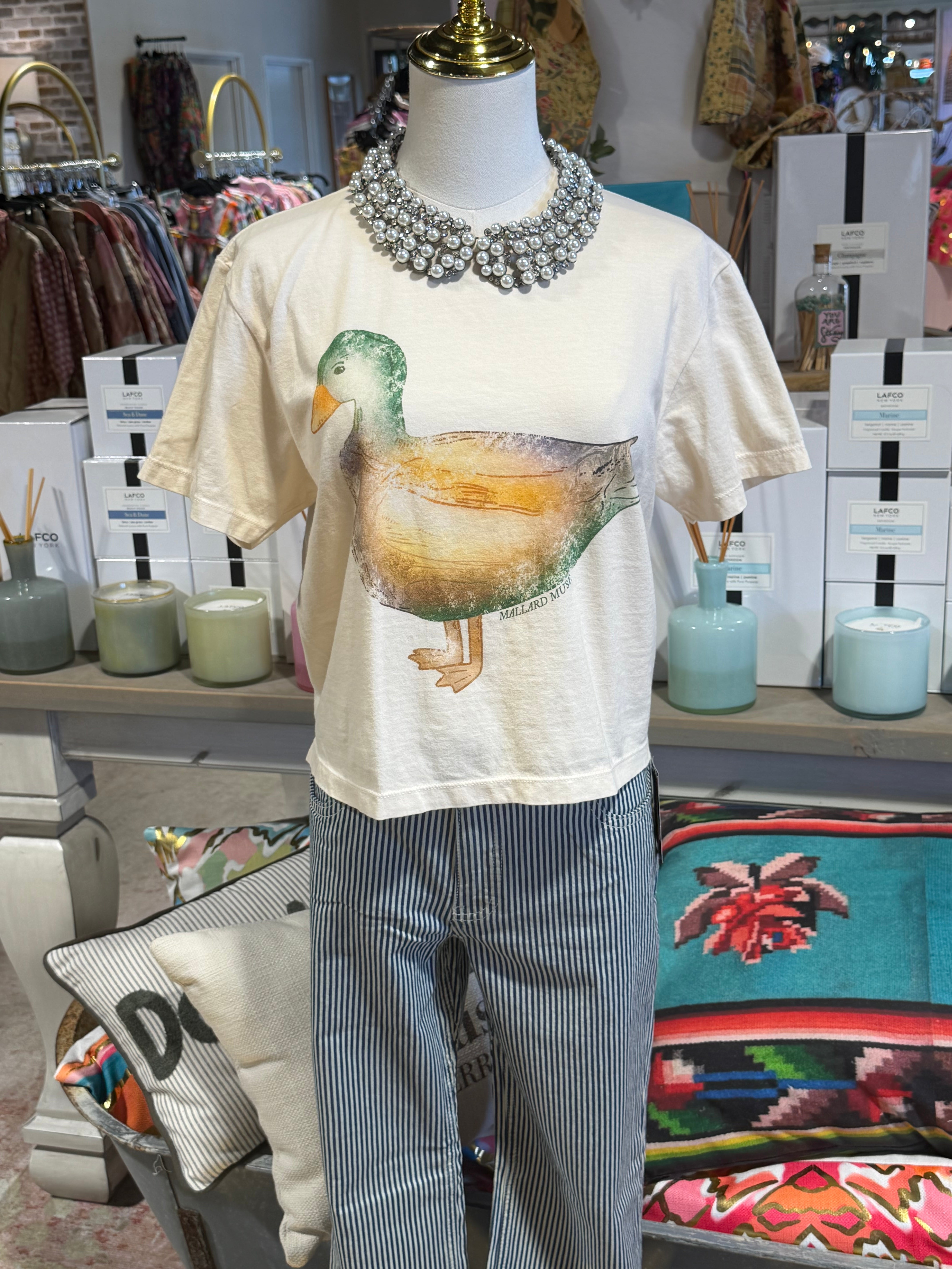 Mallard Muse Crop Tee
