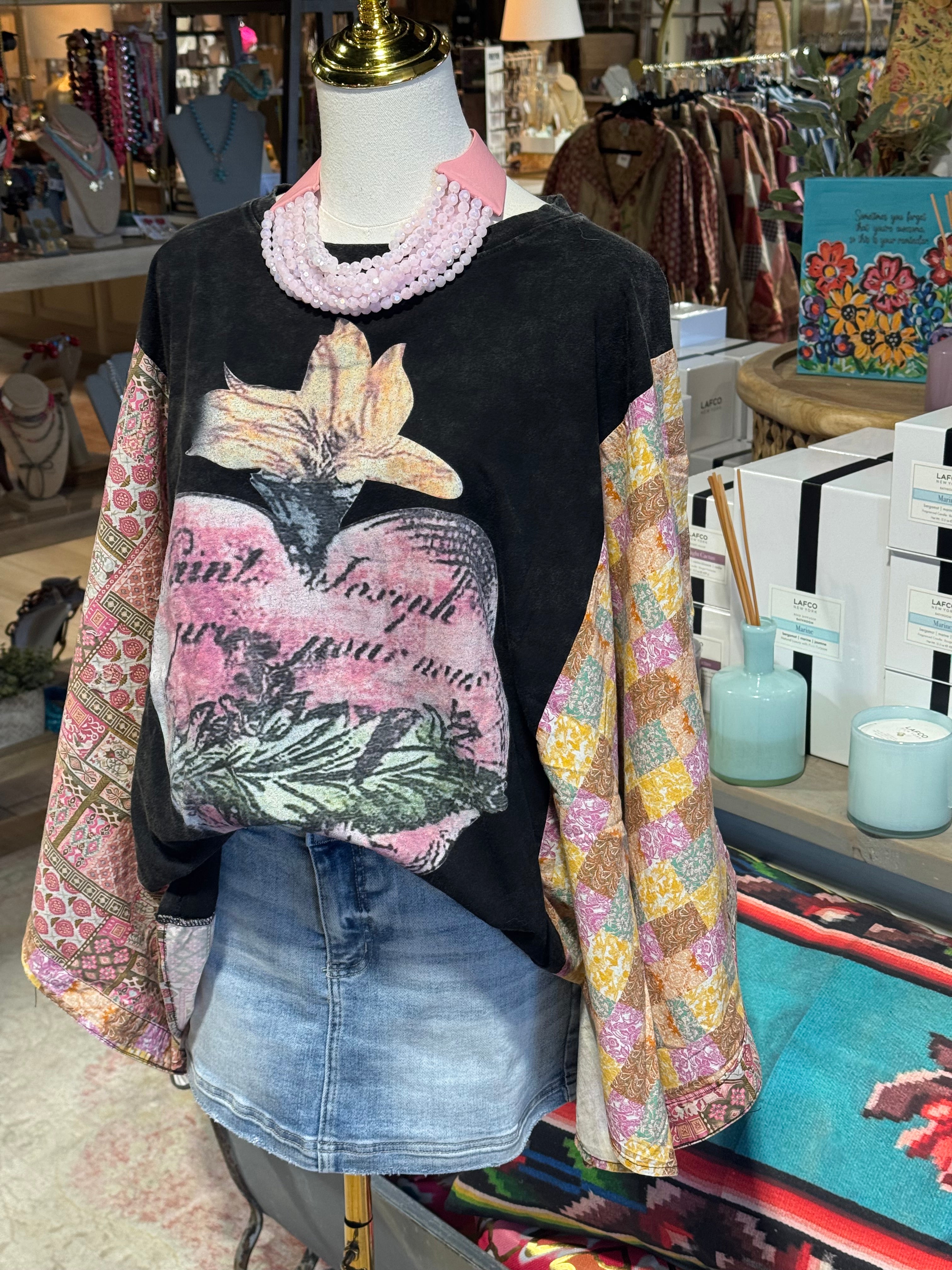 Kira Oversize Poncho Tee