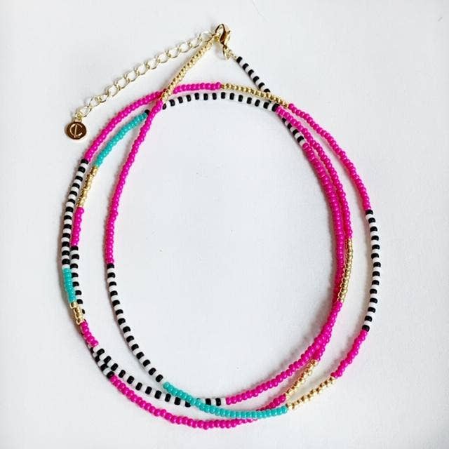 Seed Bead Long Necklace