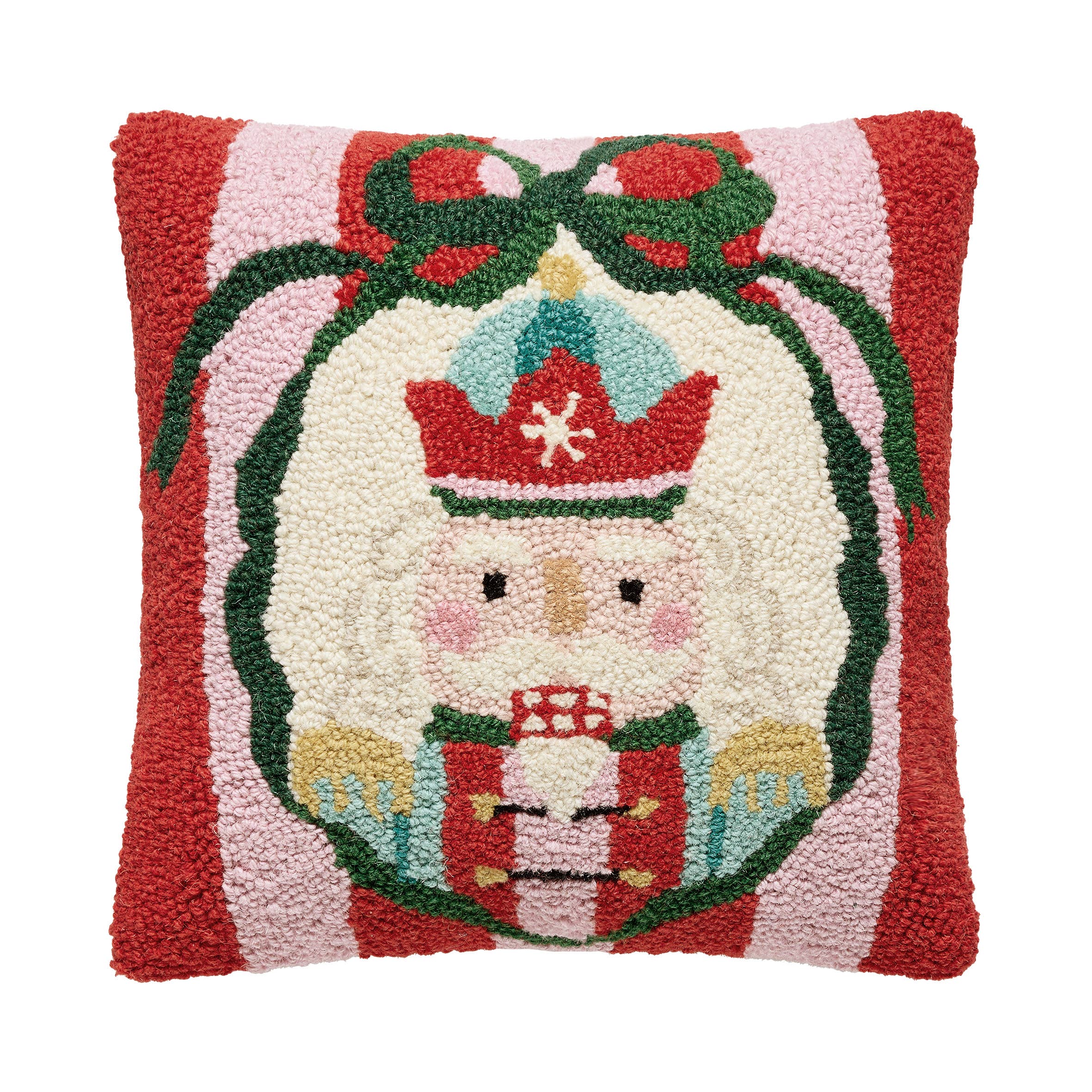 Holiday Frames Nutcracker Hook Pillow
