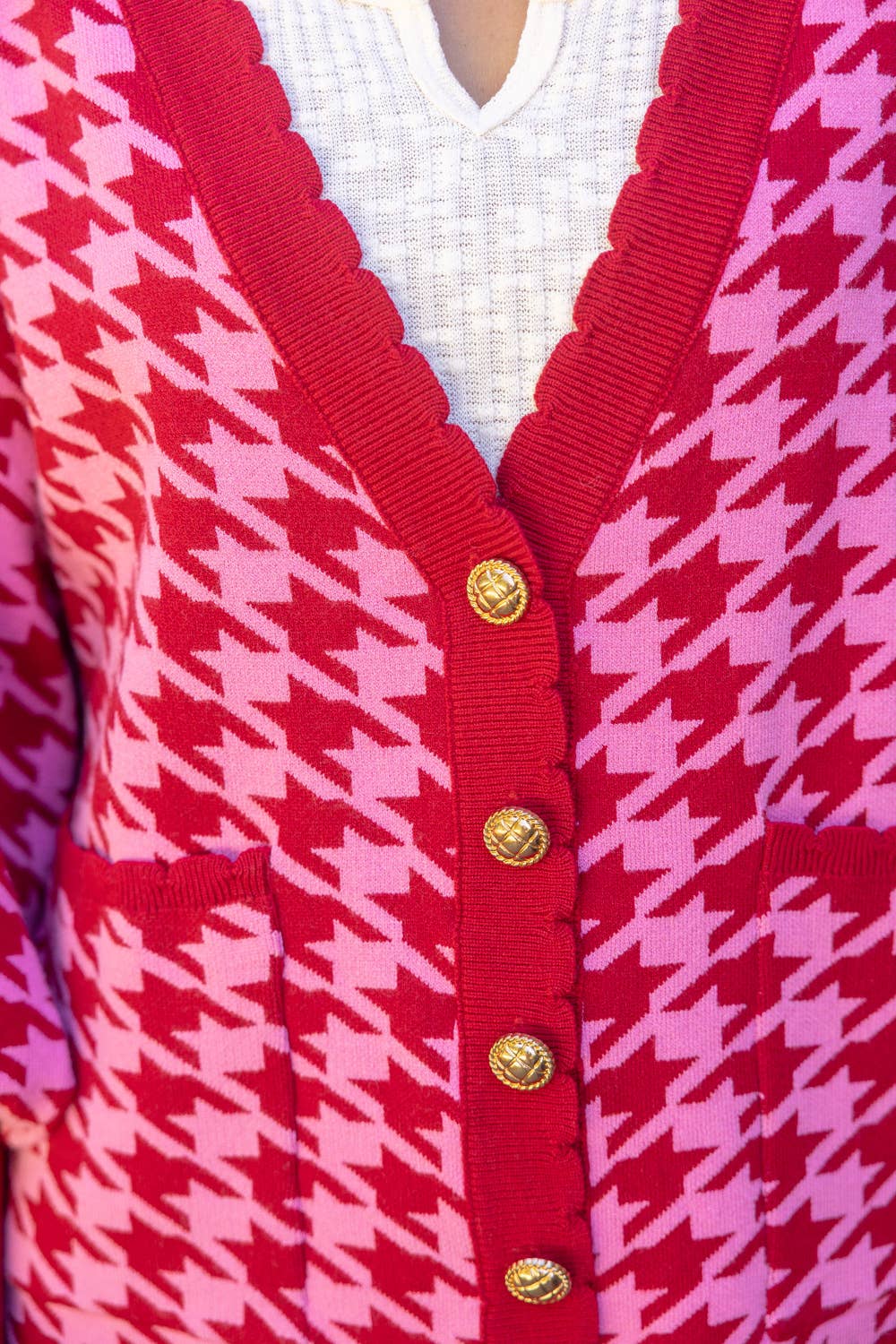 Houndstooth Cardigan
