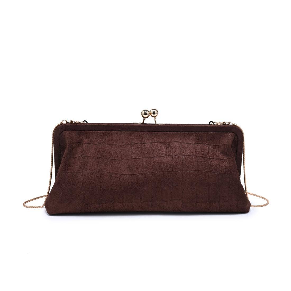 Kristin - Faux Suede Clutch