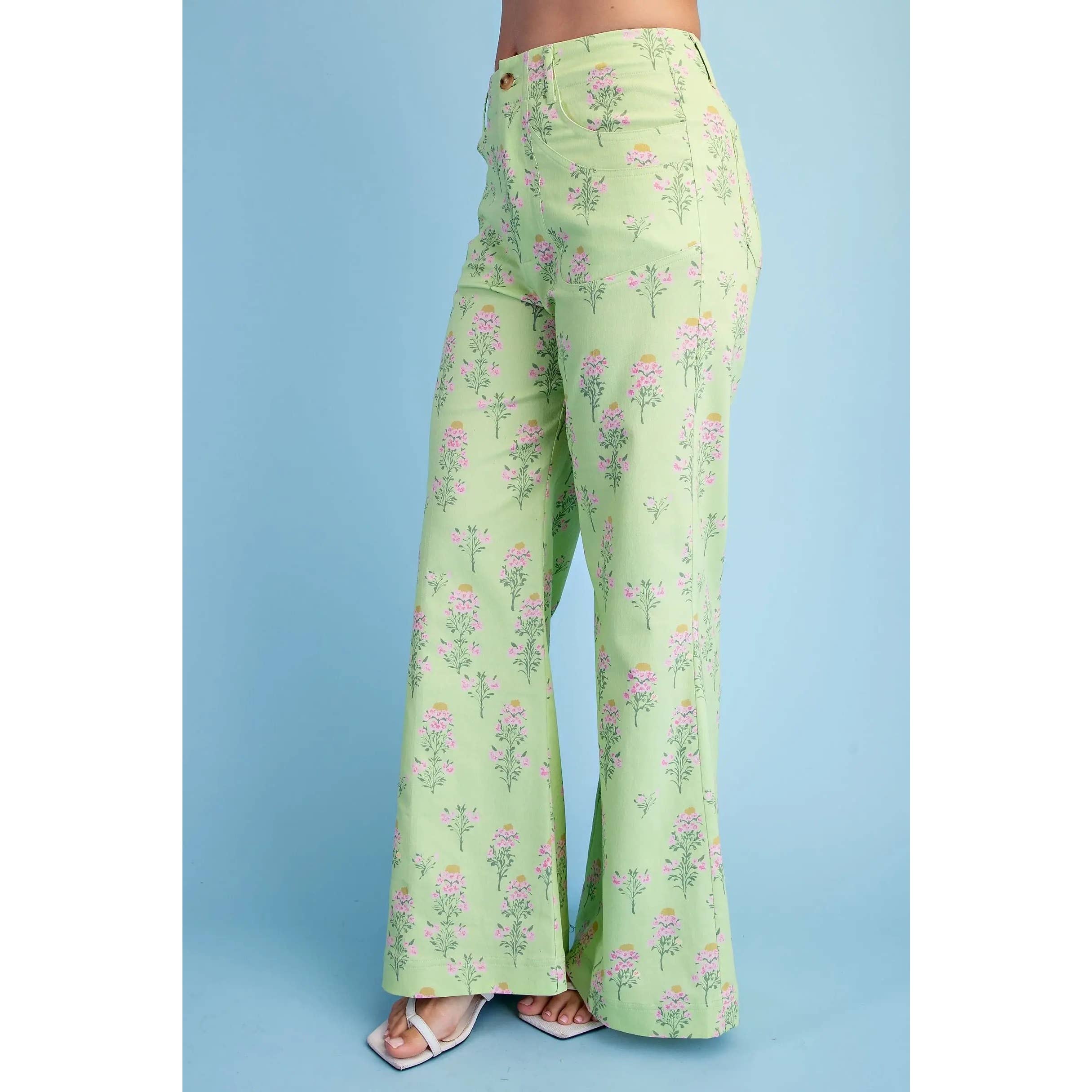 Wasabi Floral Pants