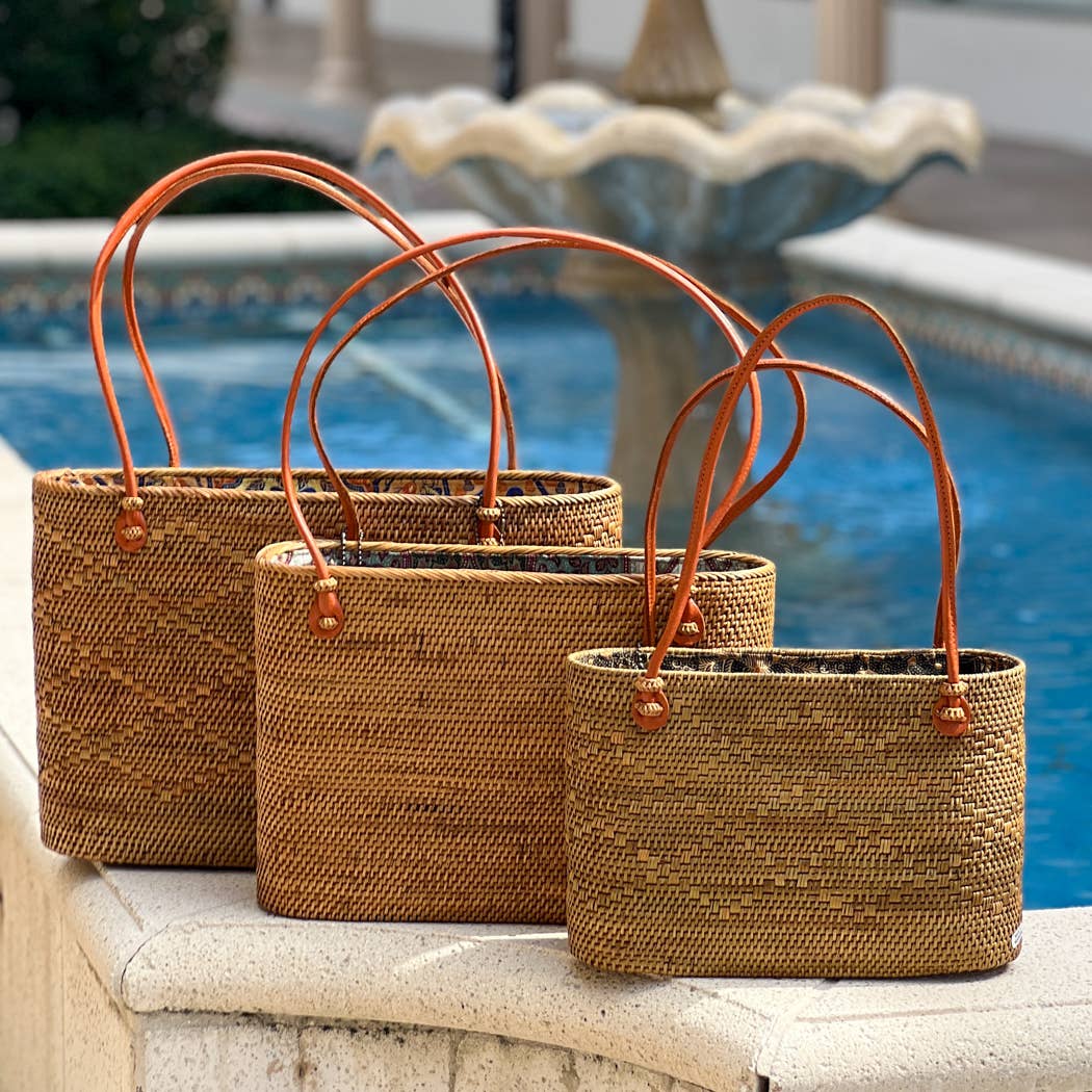 Ata Vine Tote Bags - Medium