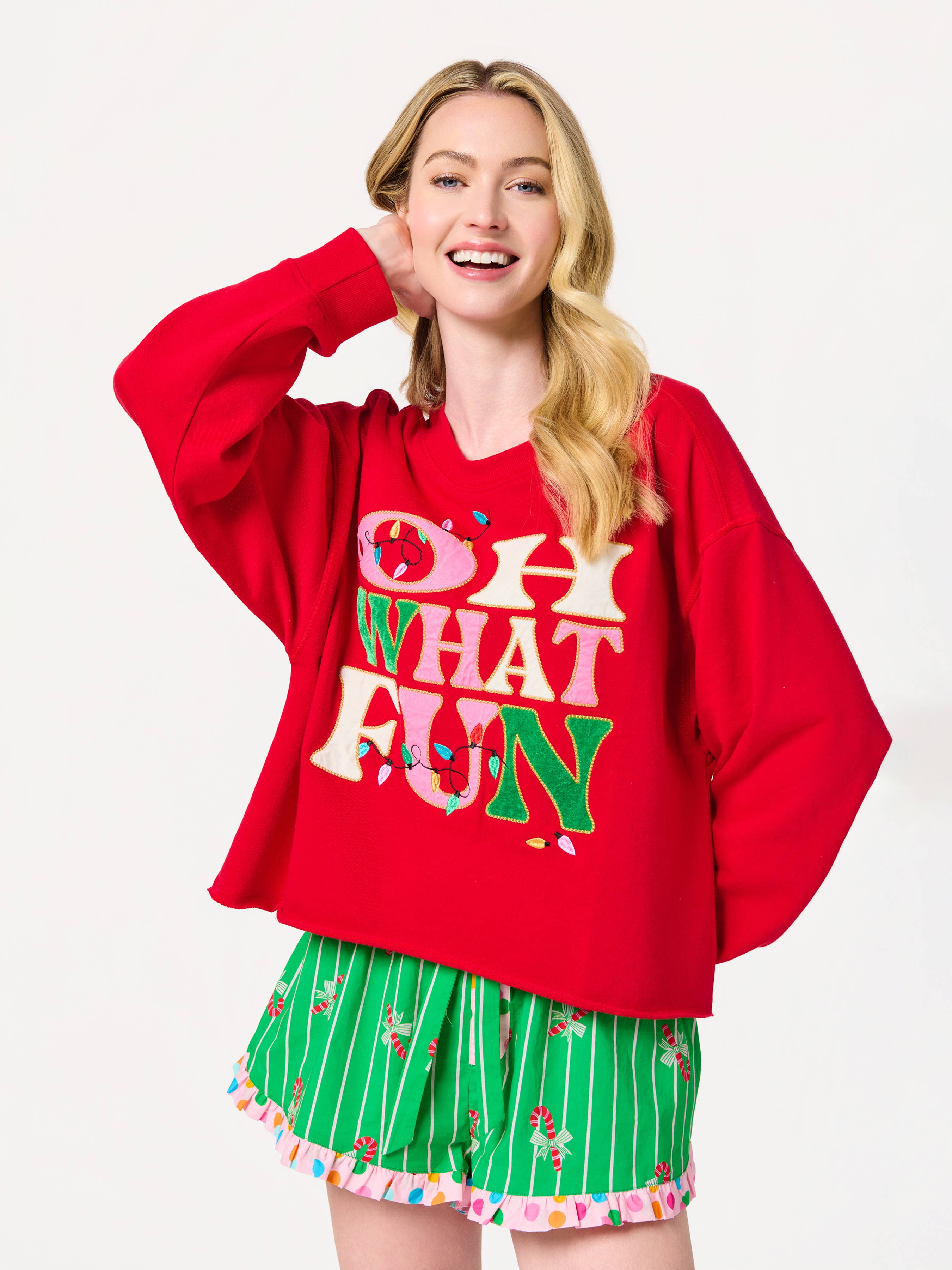 OH WHAT FUN" SWEATSHIRTS