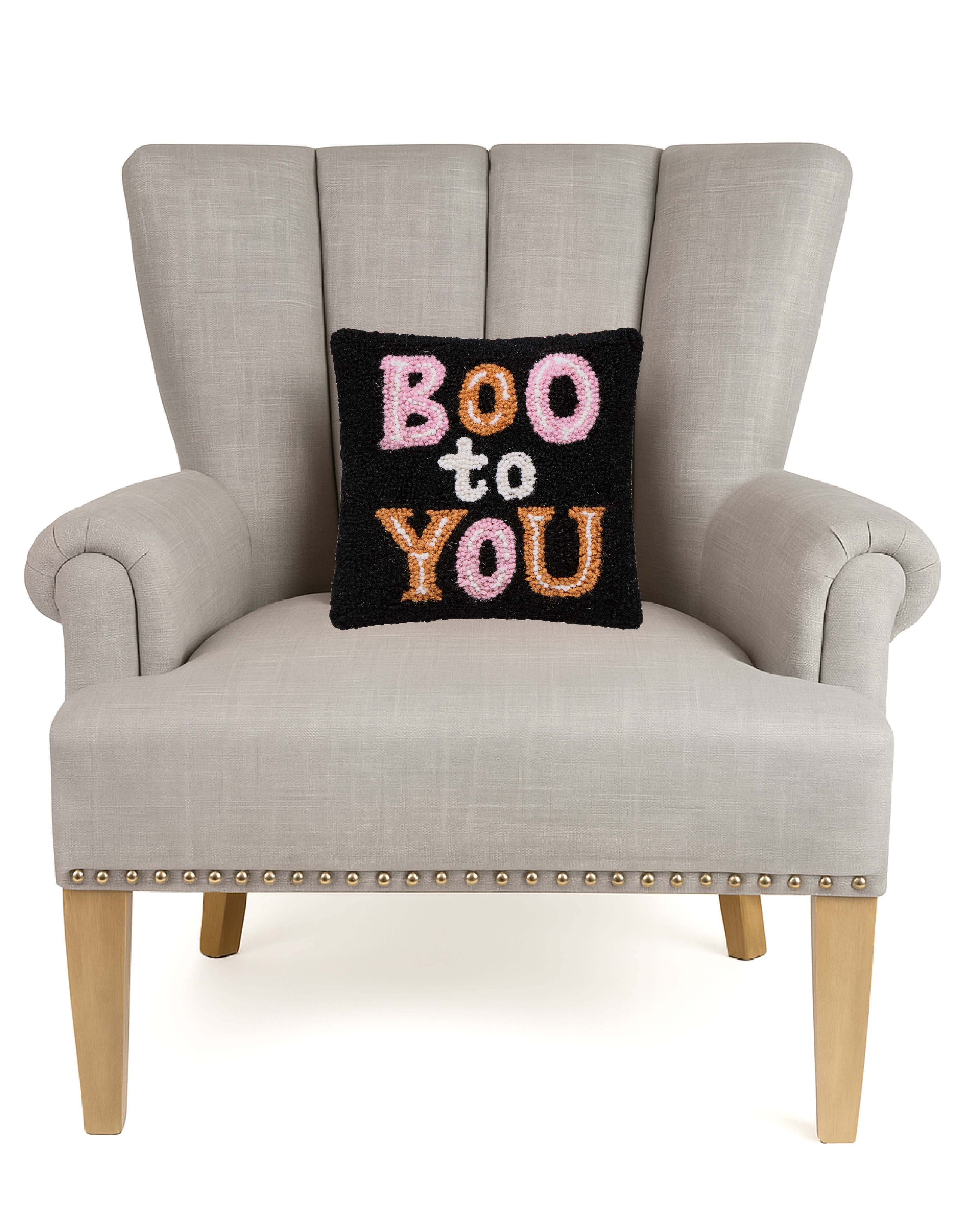 Boo To You Hook Pillow