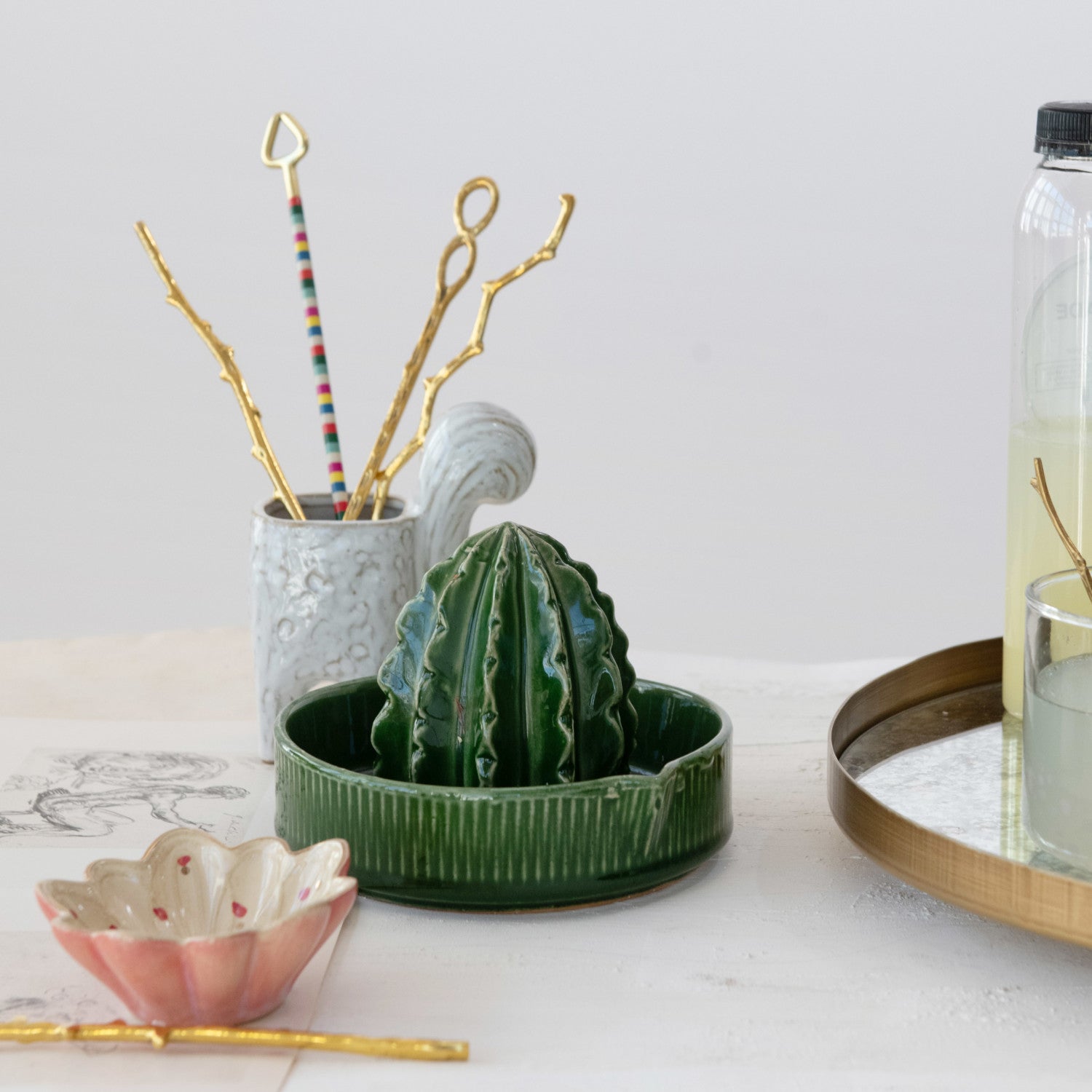 Stoneware Cactus Juicer