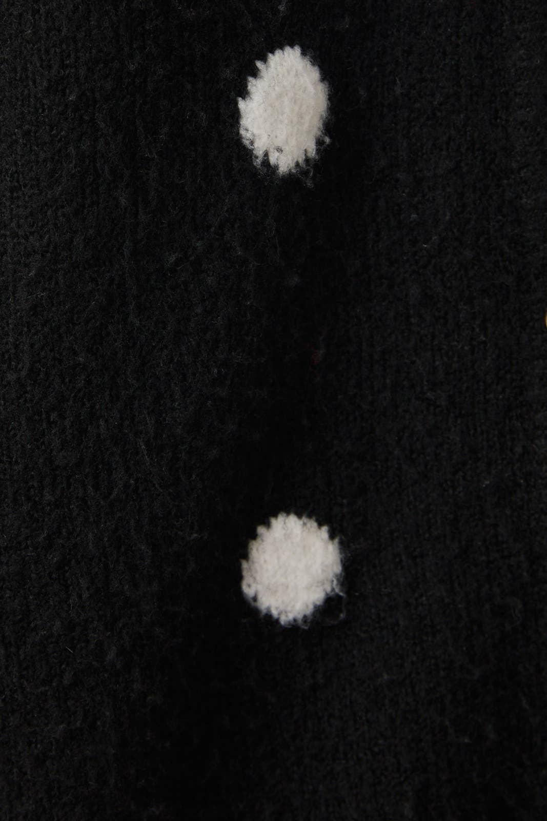 POLKA DOT SWEATER CARDIGAN