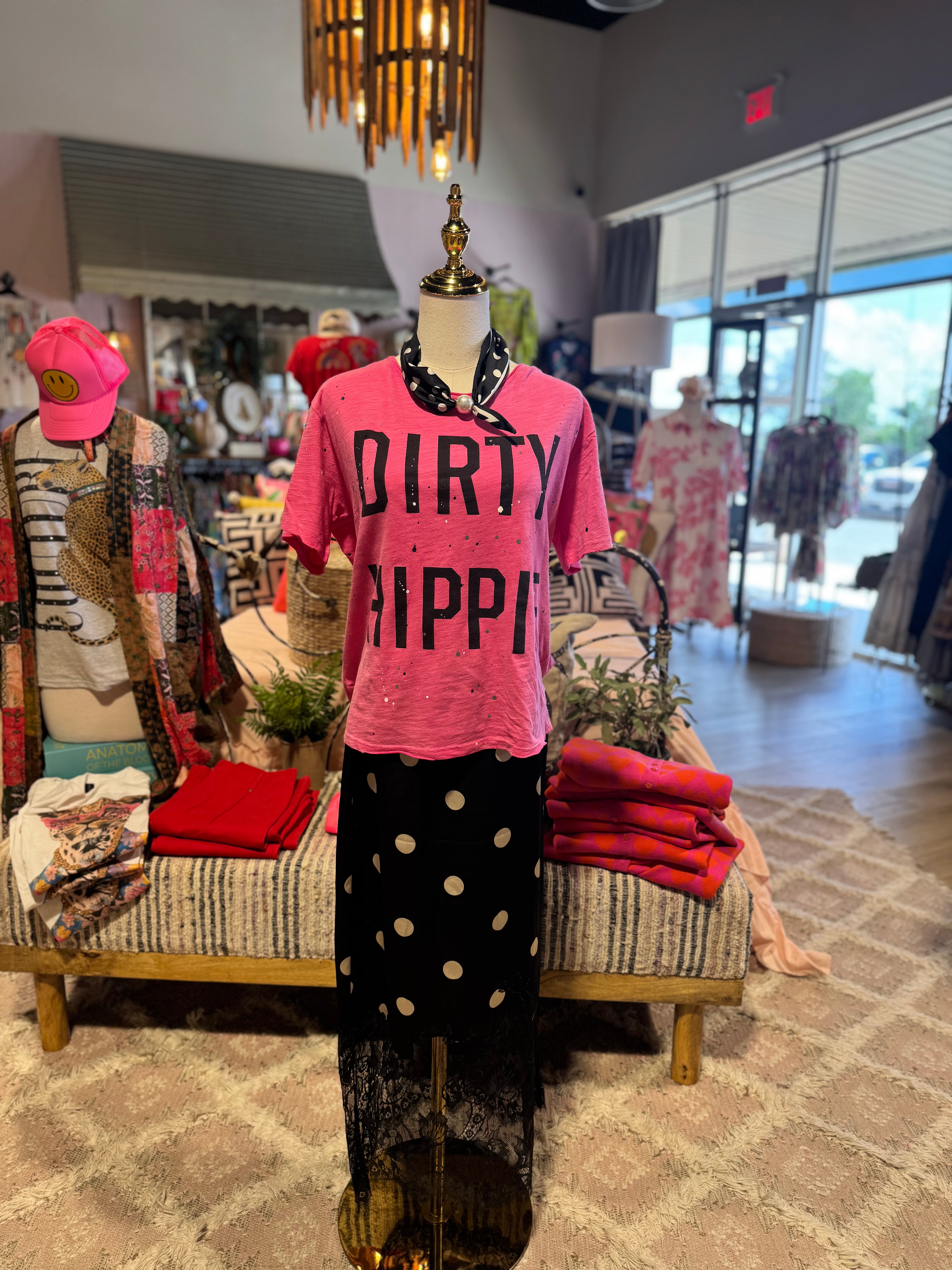 Dirty Hippie Tee - Dragon Fruit