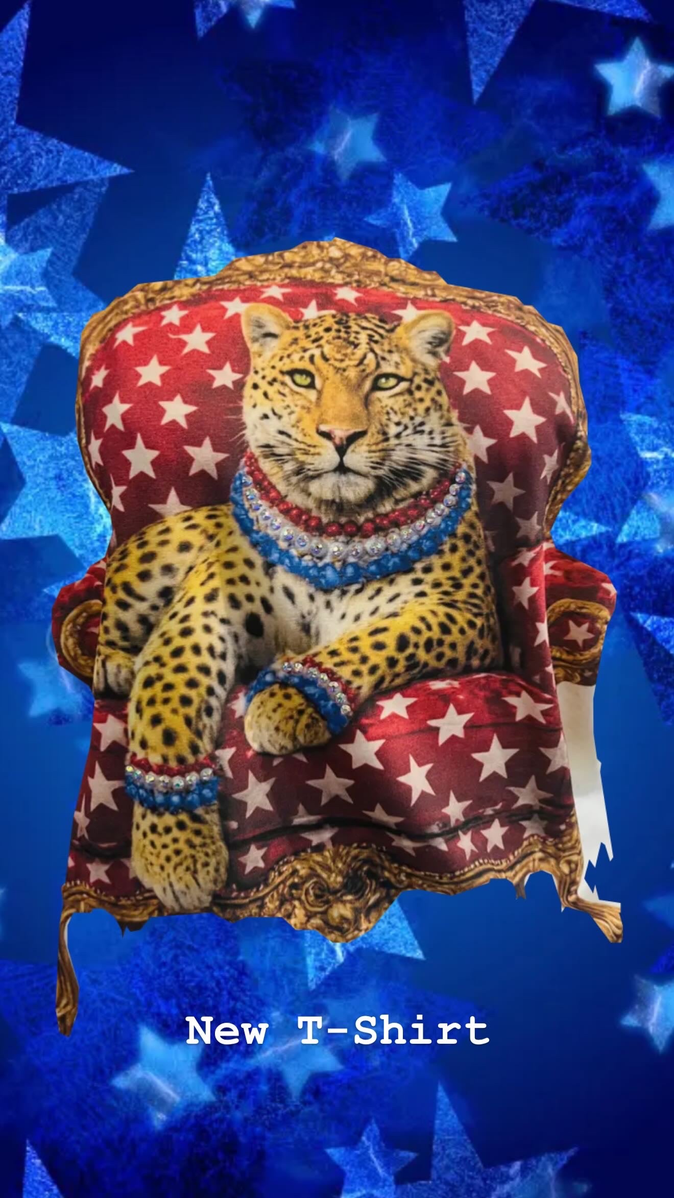 Liberty & Leopard Tee