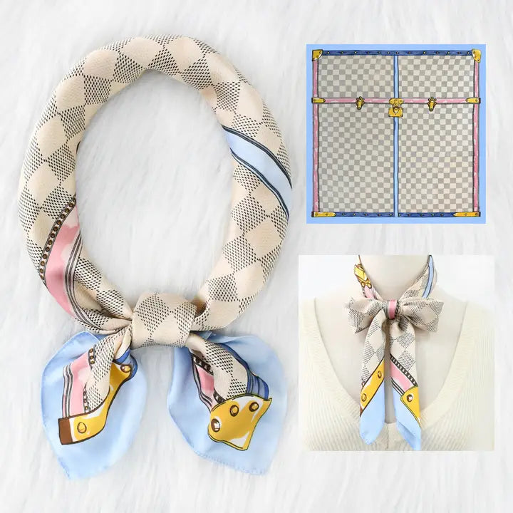 Retro Plaid Scarf-Assorted