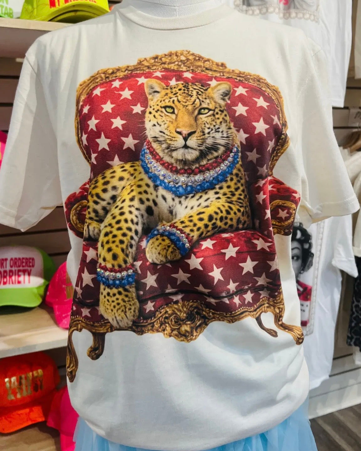 Liberty & Leopard Tee