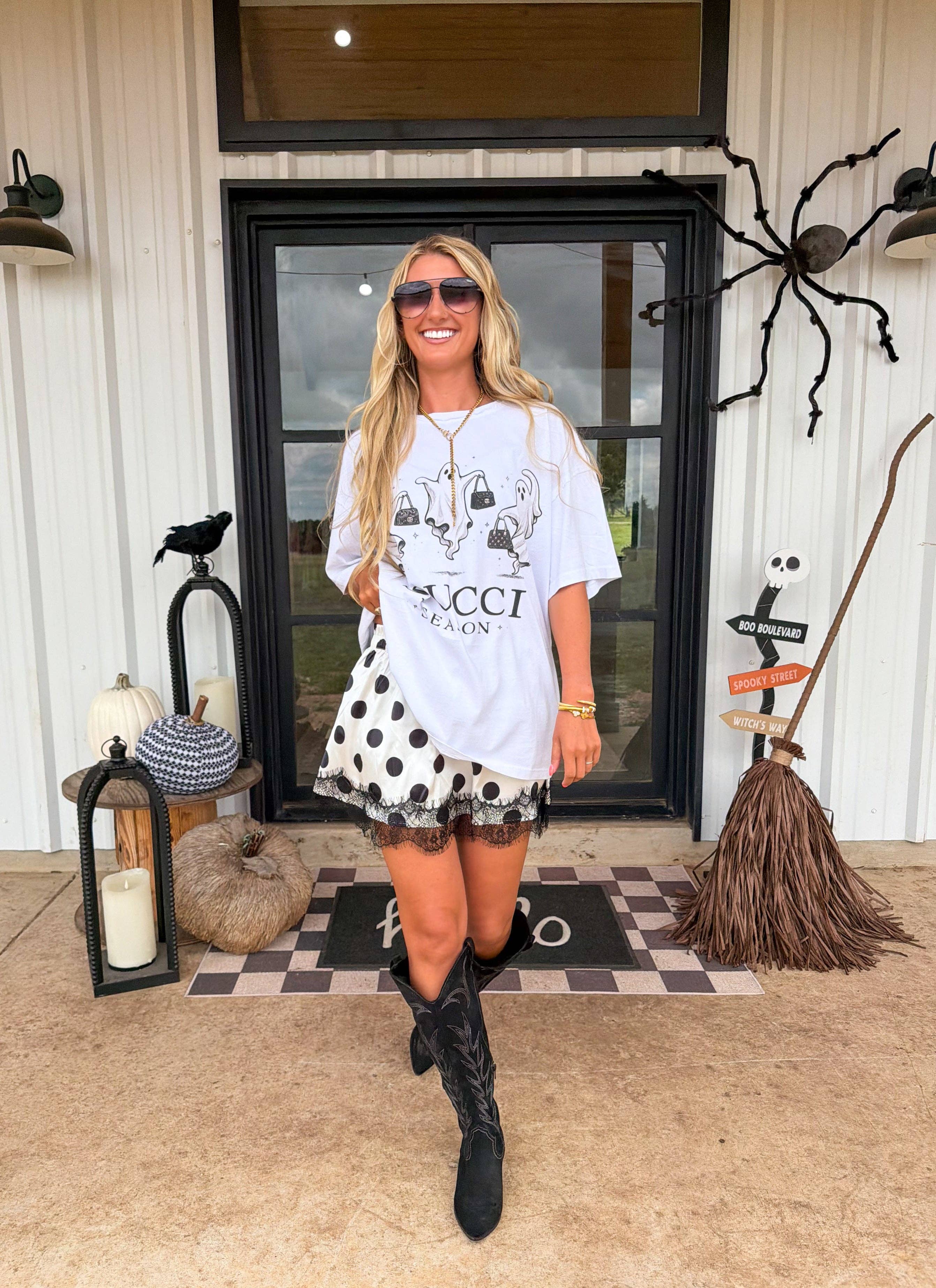 COSMIC CHARM LACE SKIRT