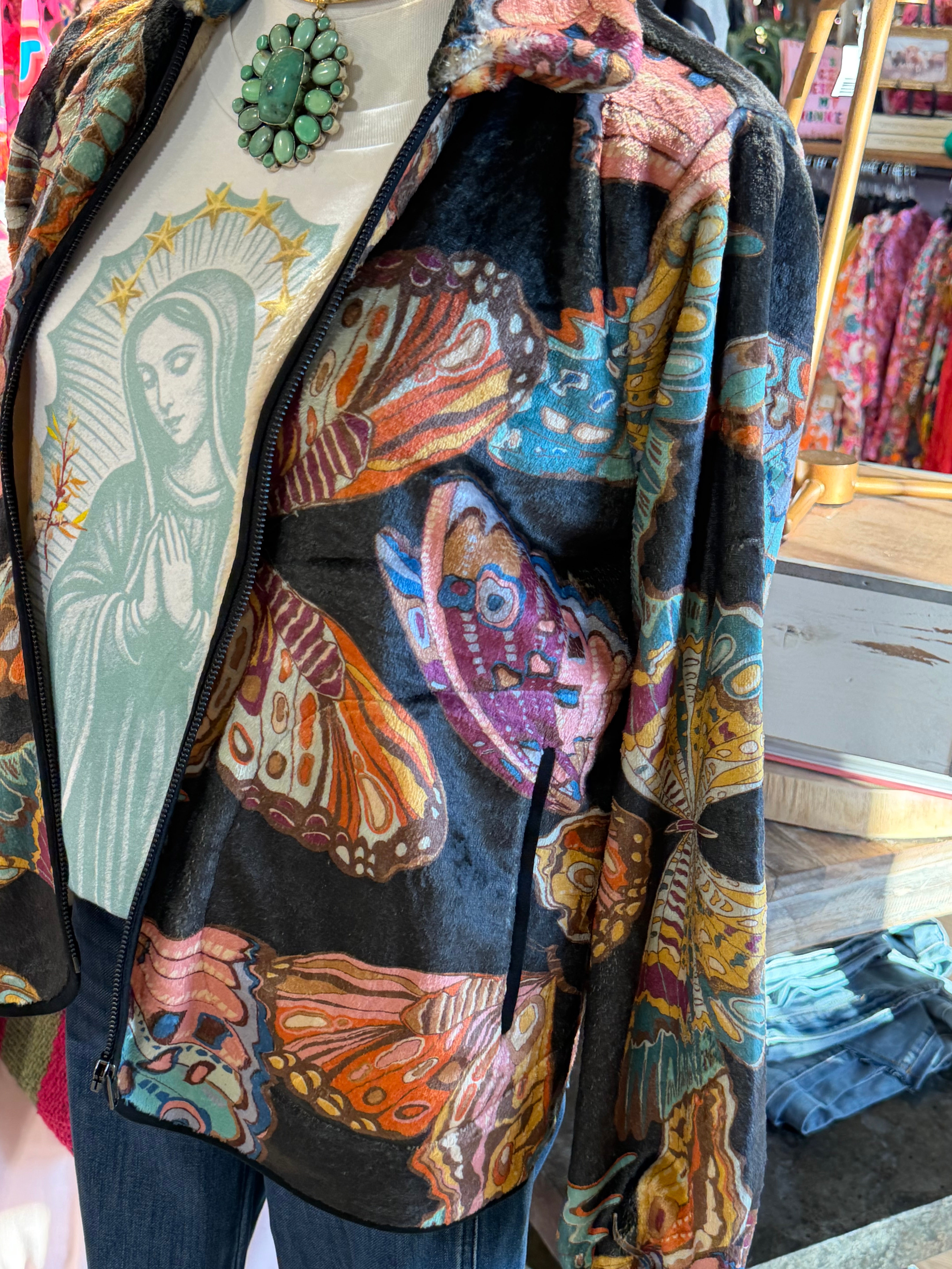 Butterfly Sherpa Jacket