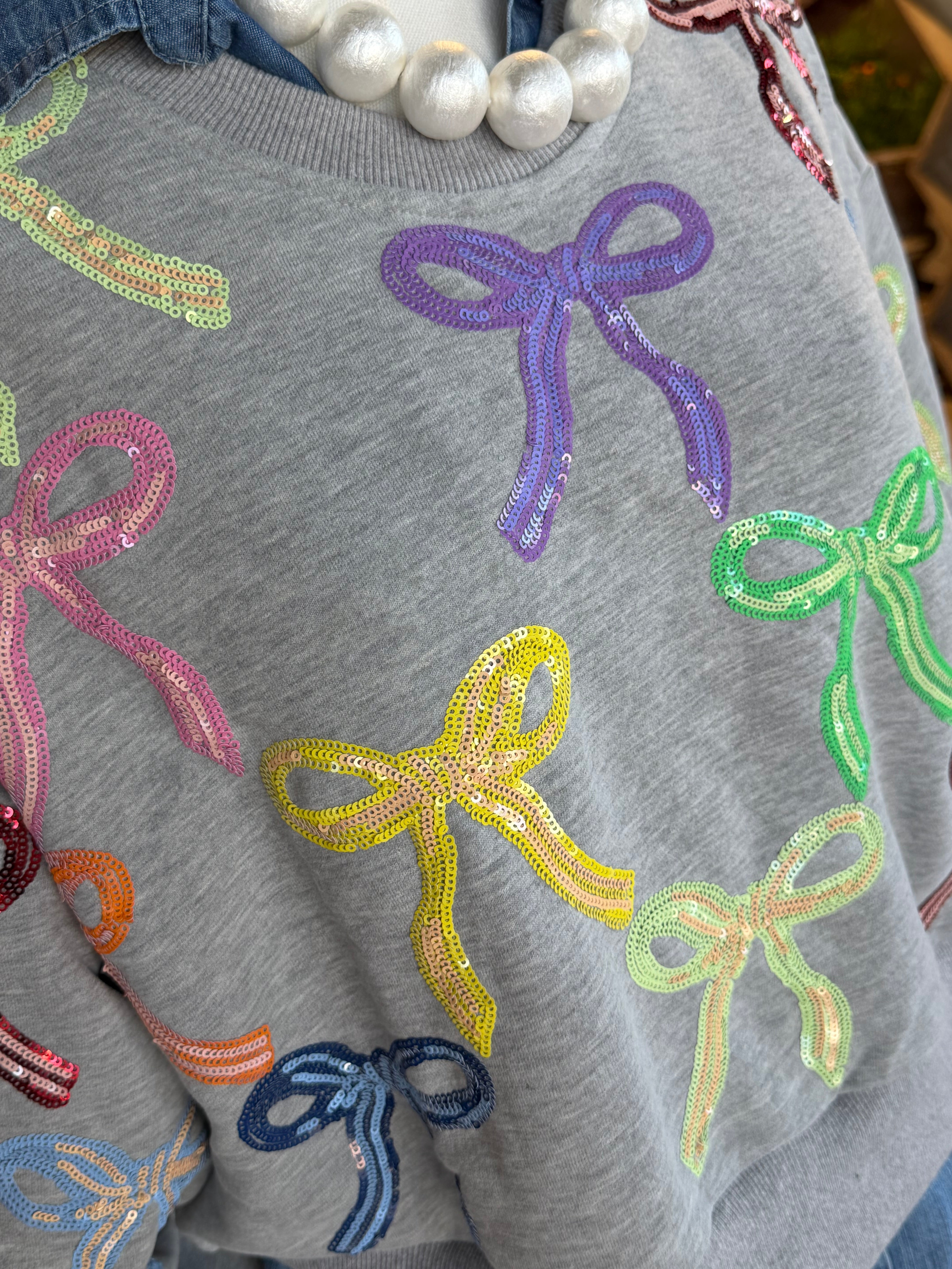 Mandy Bow Sweatshirt