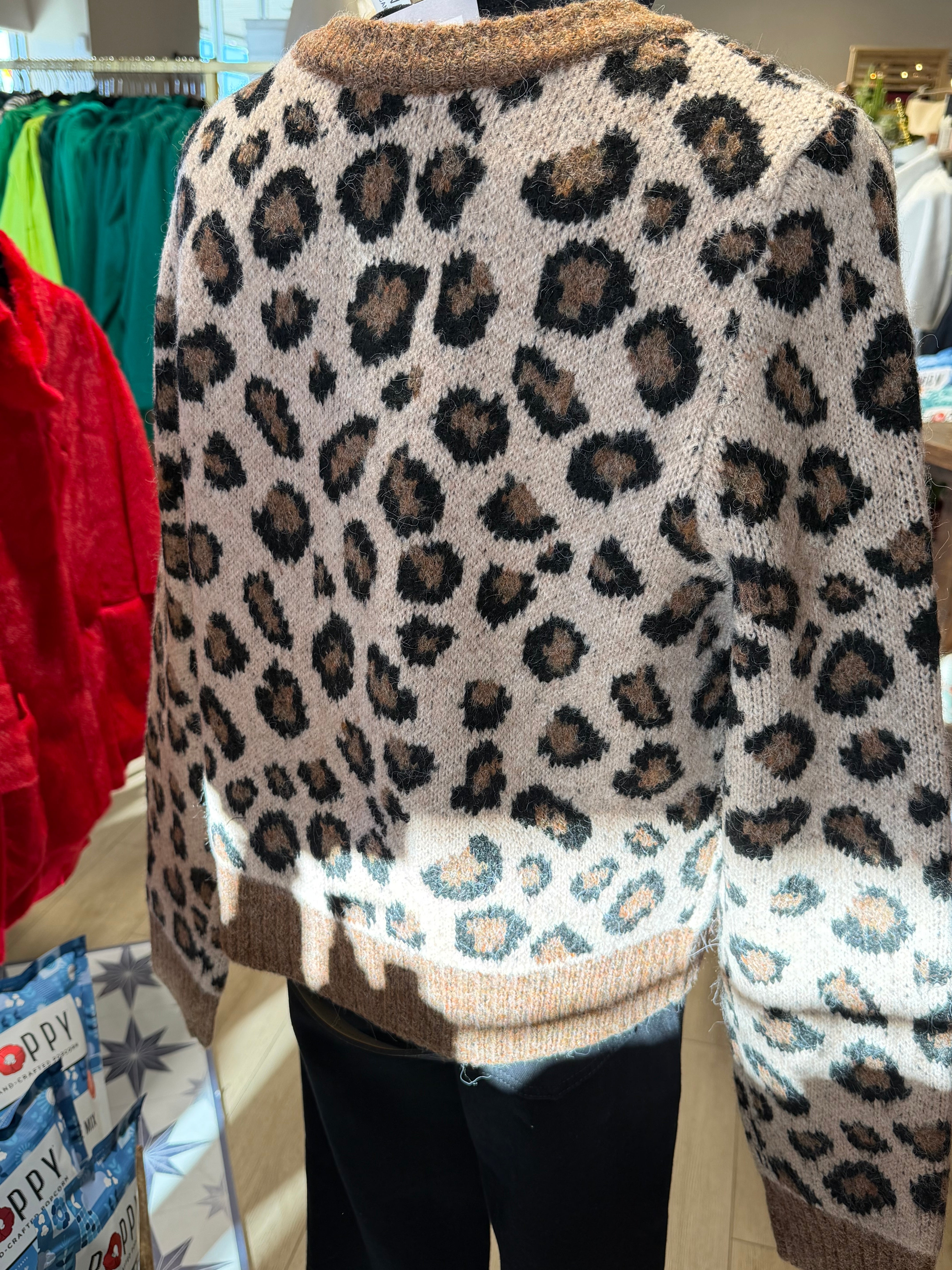 Leo Leopard Cardigan