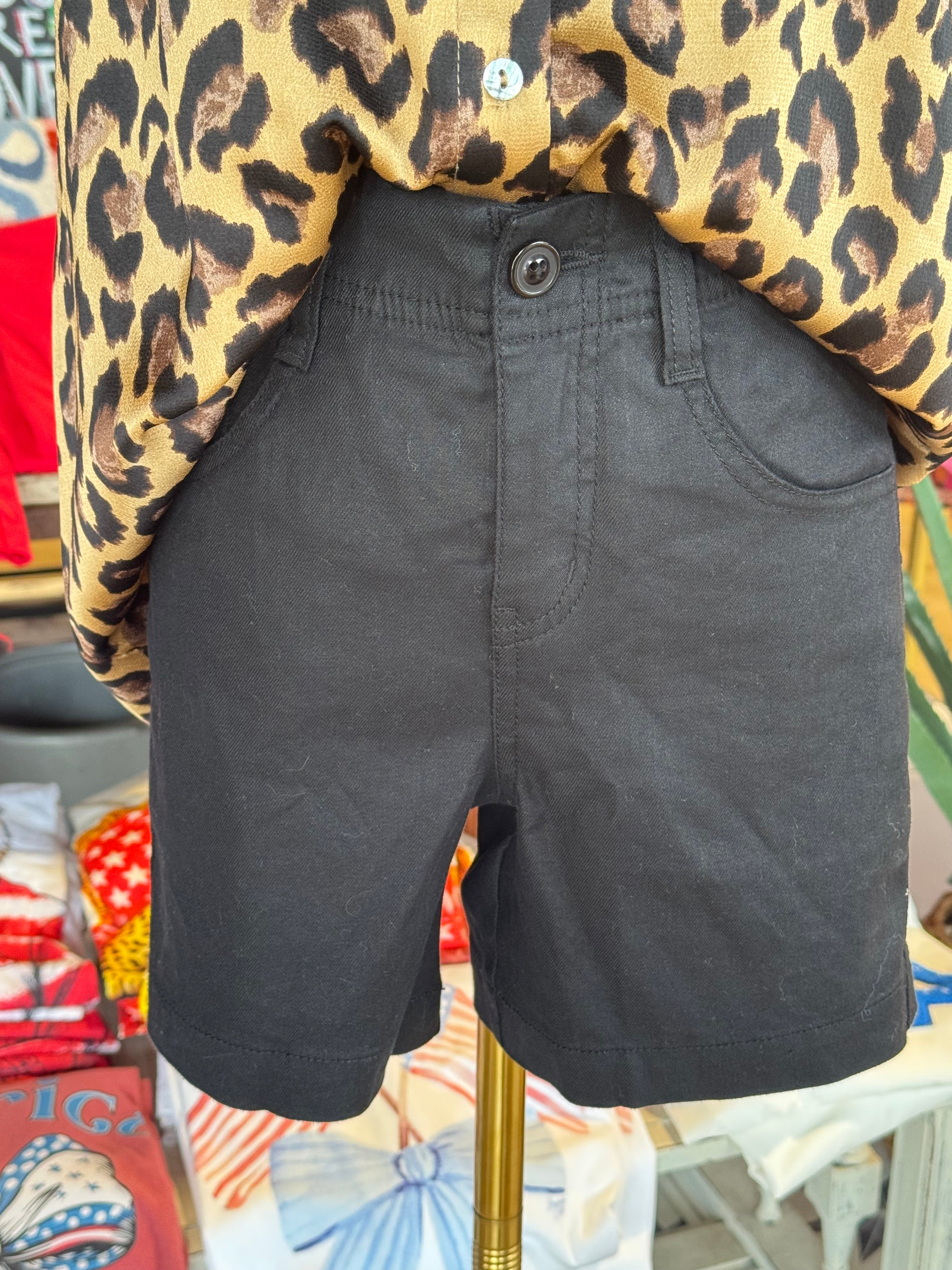 Casey Black Shorts