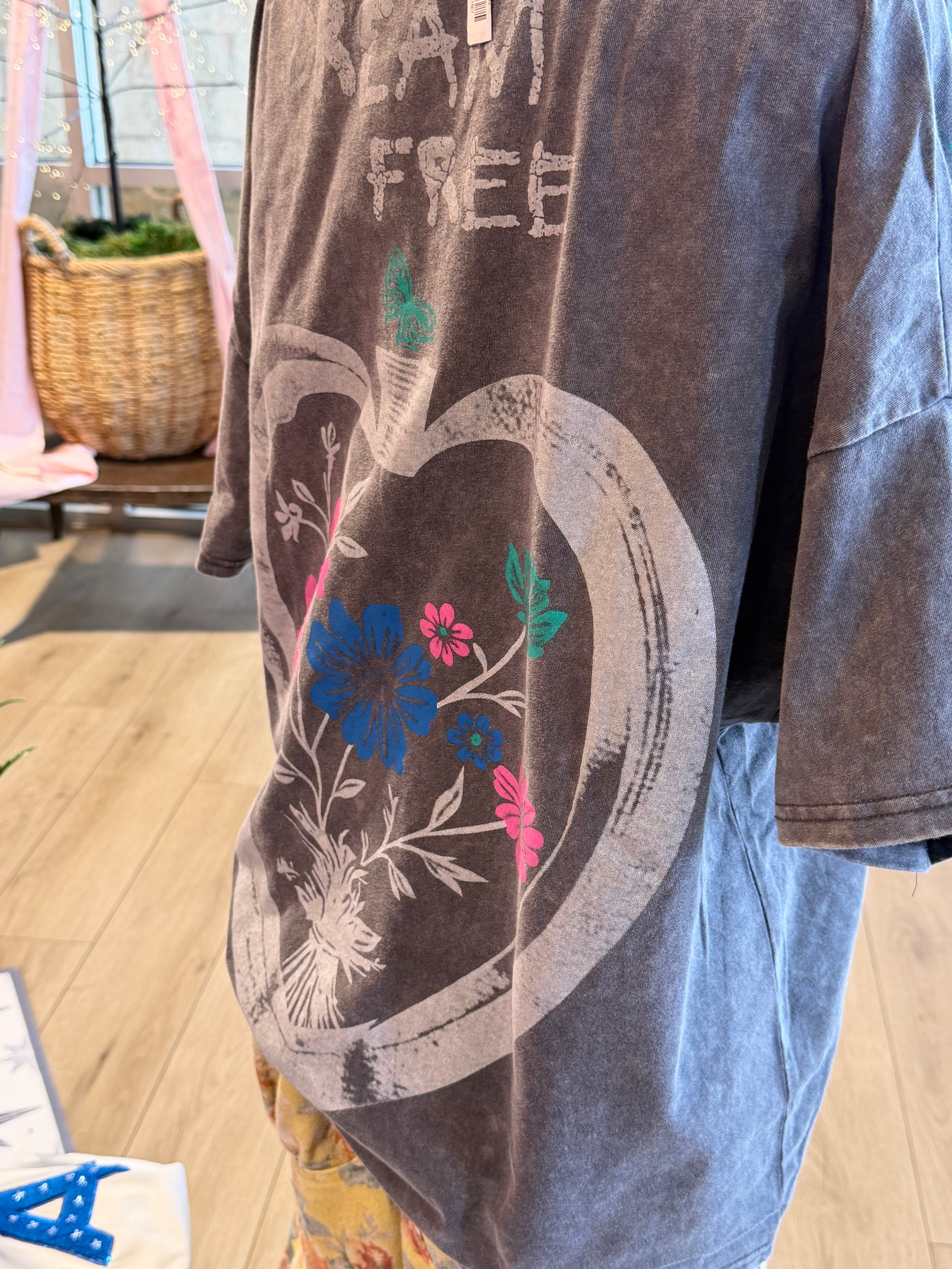 Dream Free Floral Tee