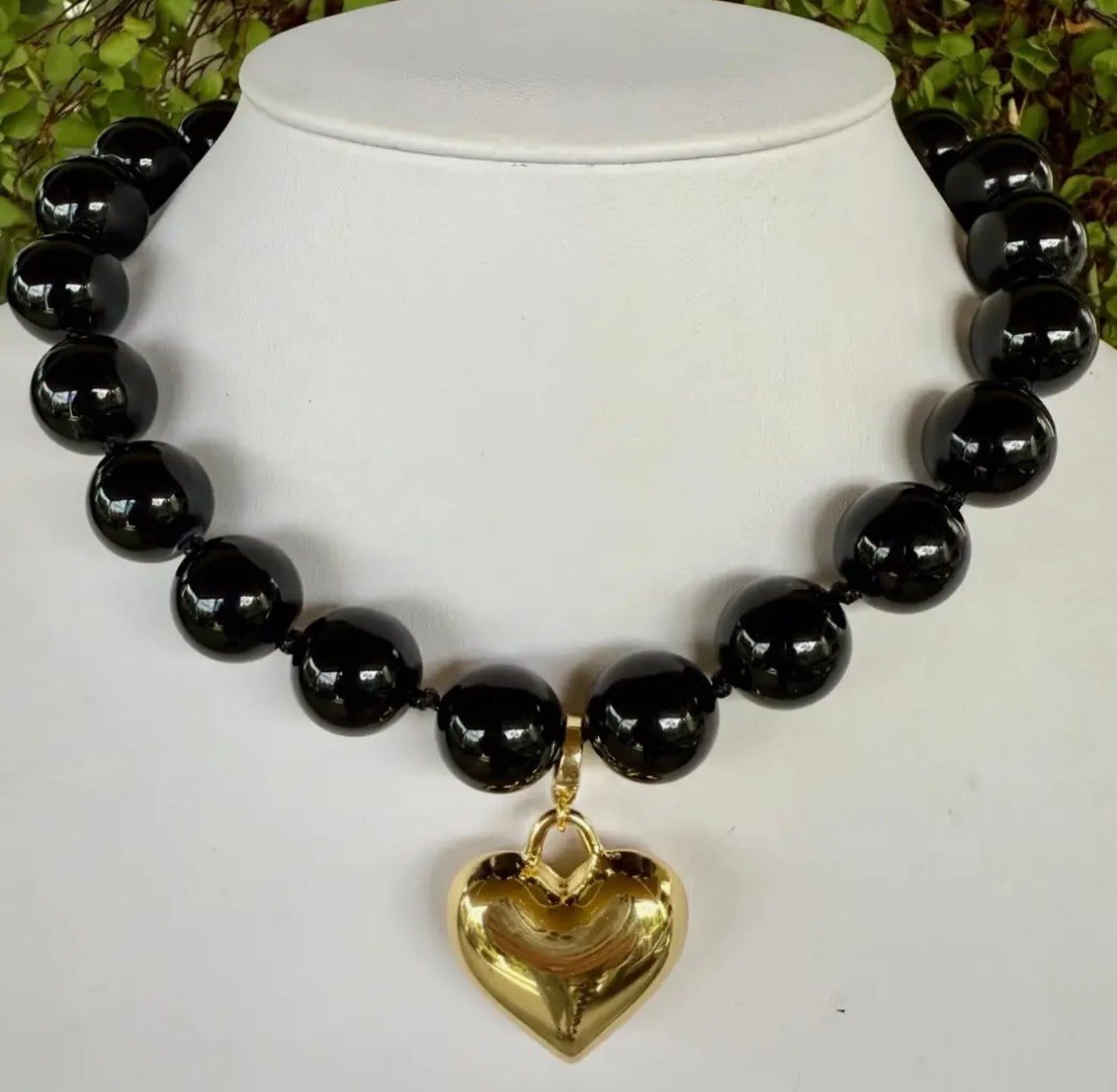 Black Heart Necklace- Assorted