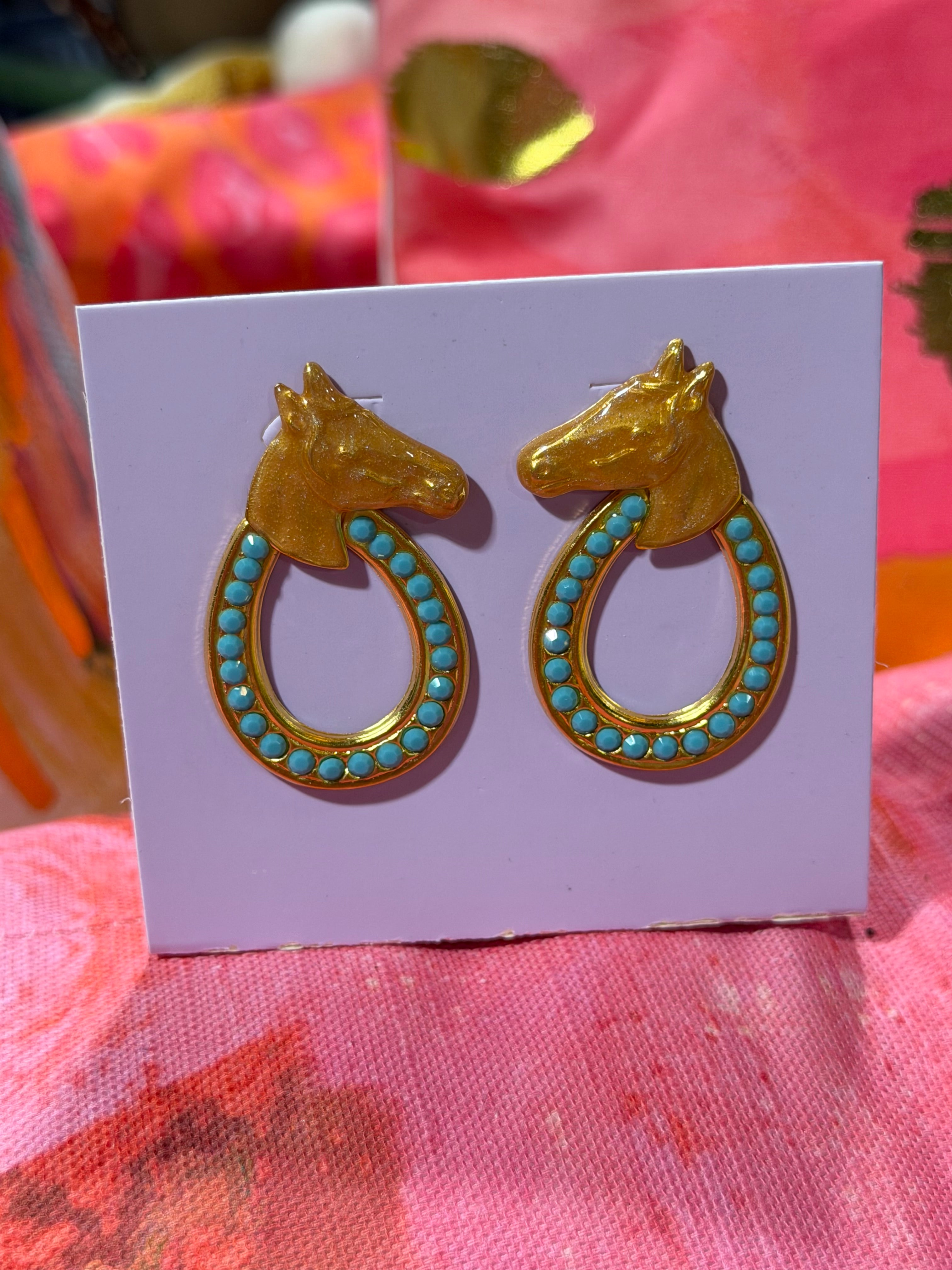 Horse Shoe Earrings