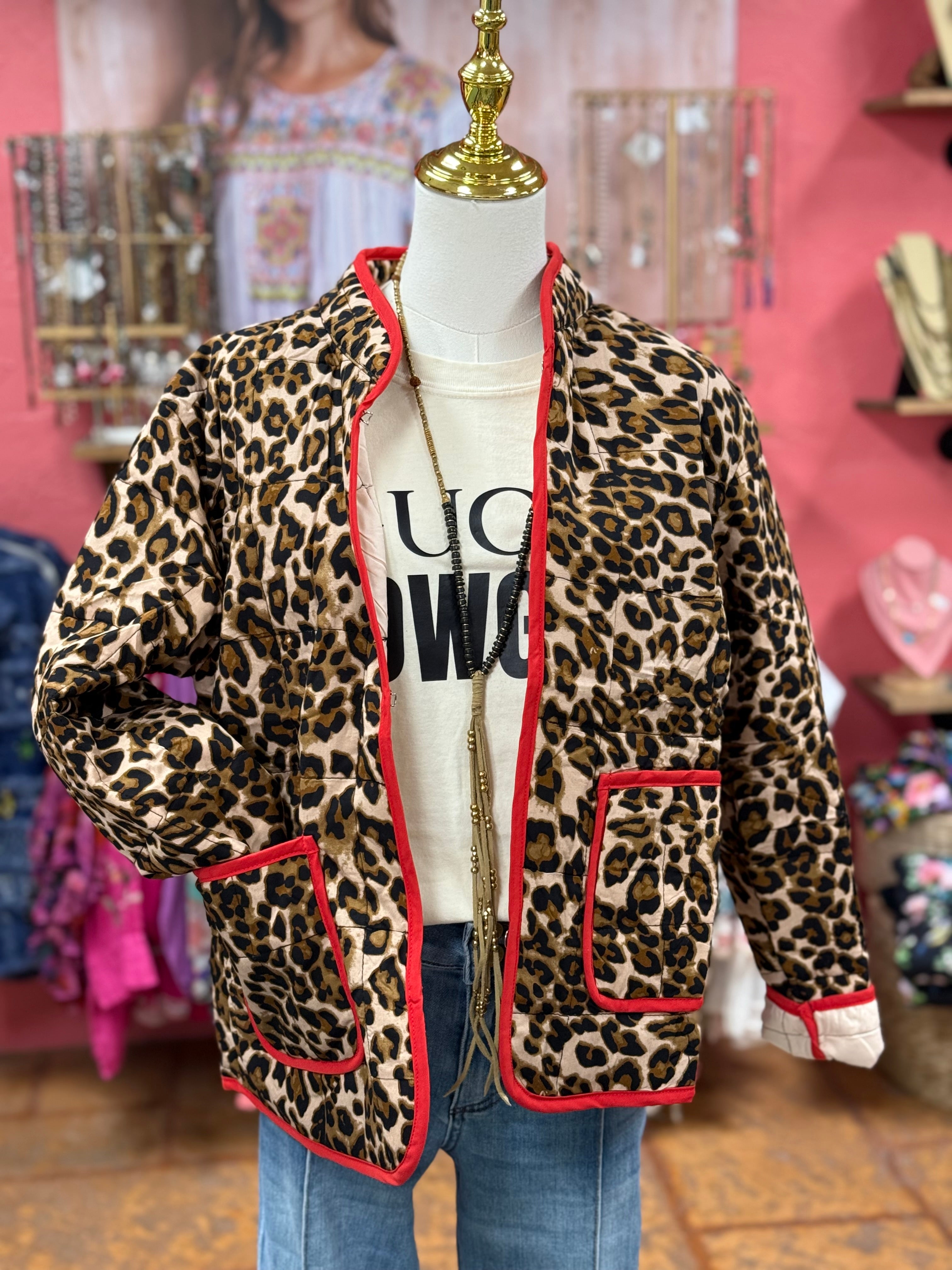 Cleo Leopard Jacket