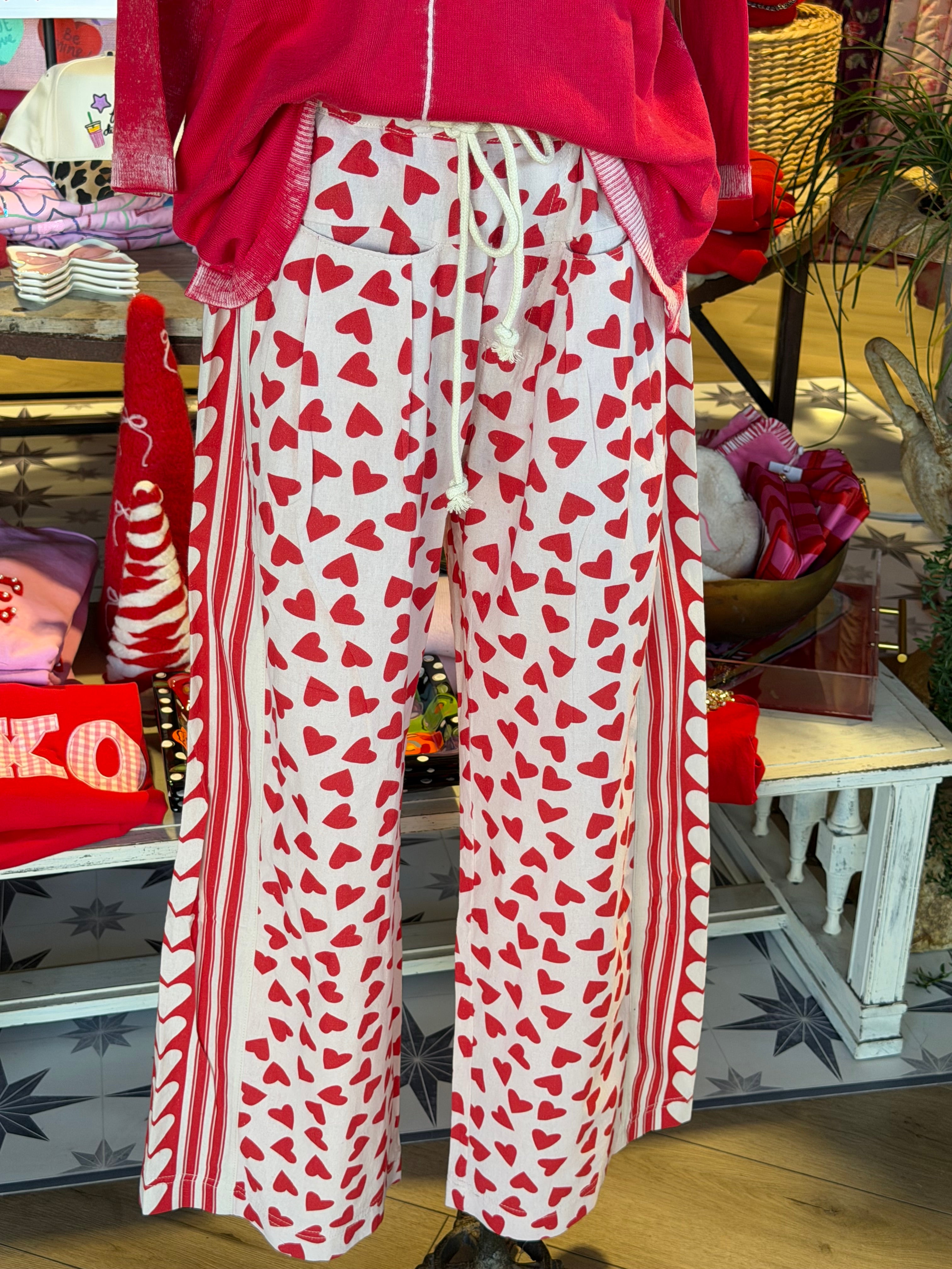 Red Heart Pants