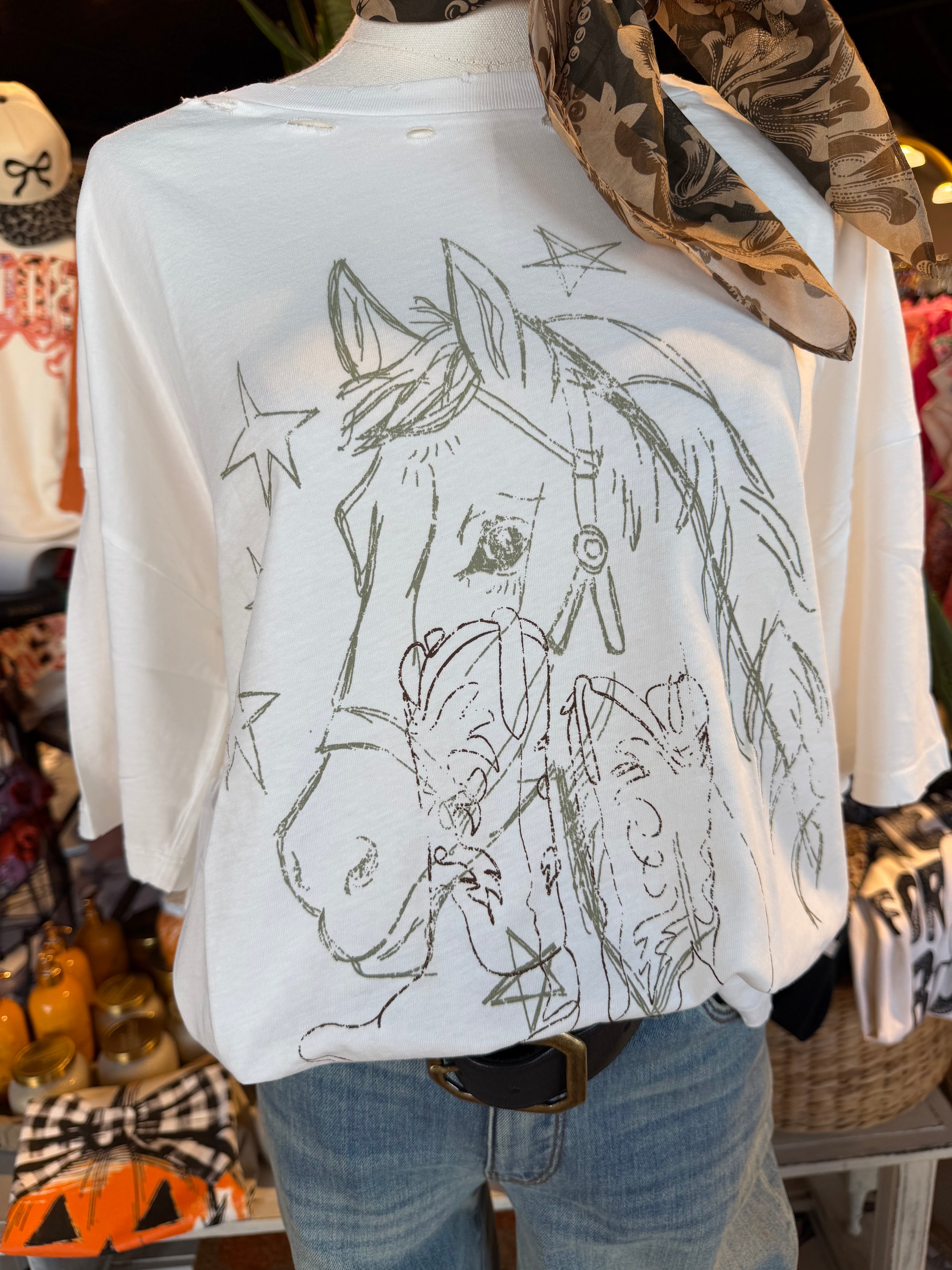 Sketch Horse Tee