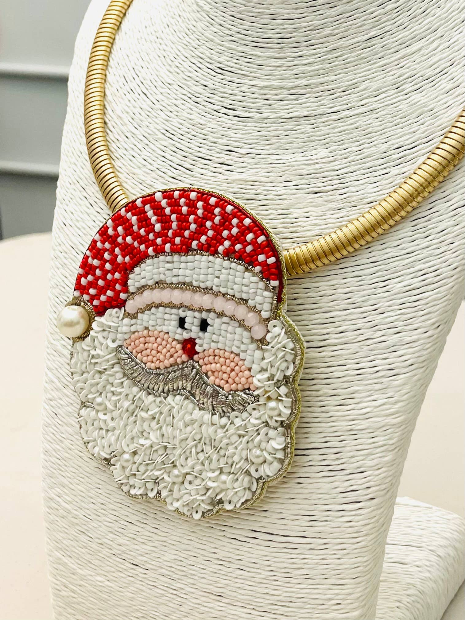Christmas Beaded Necklace