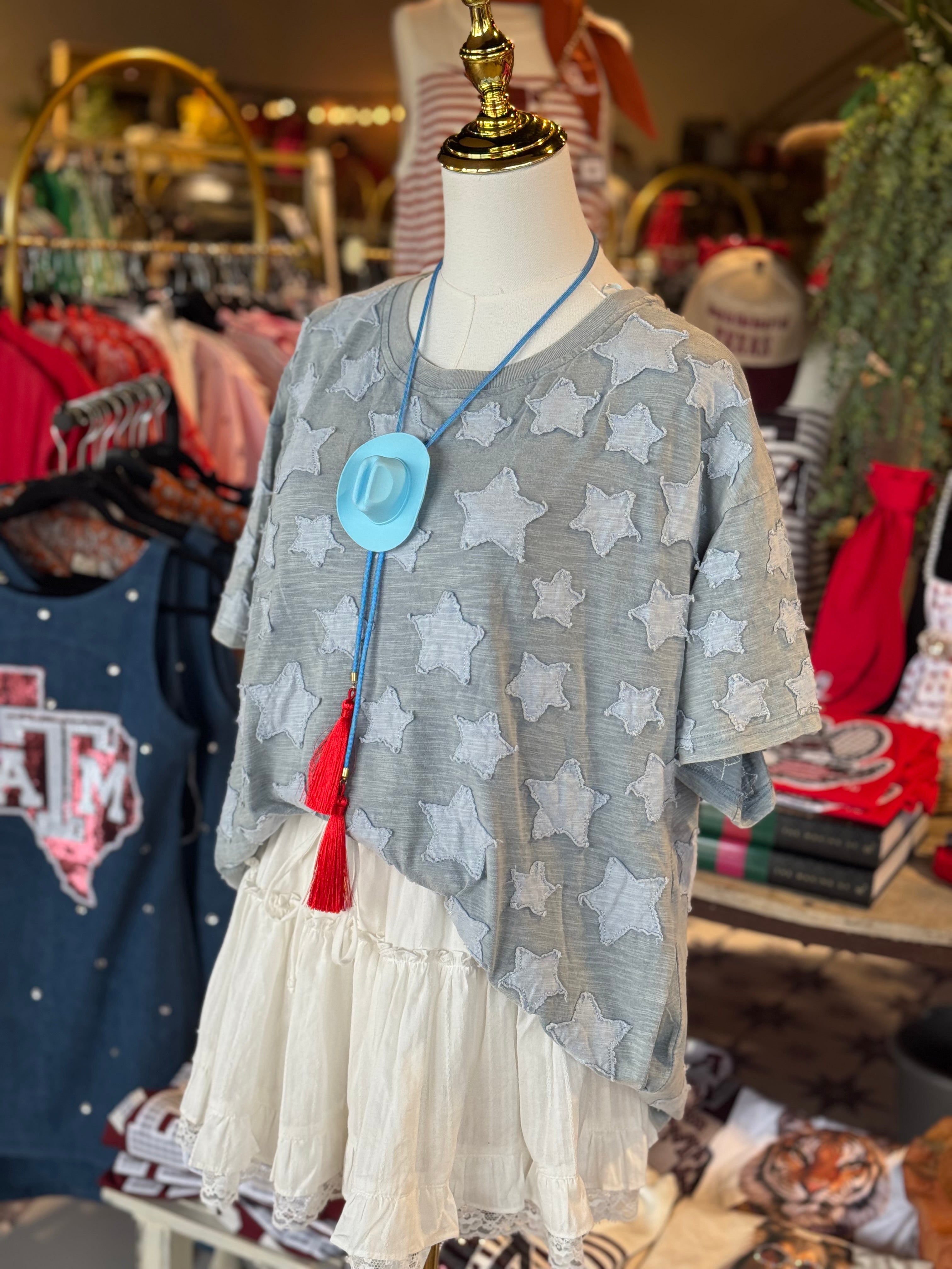 Blue  Skies Star Tee