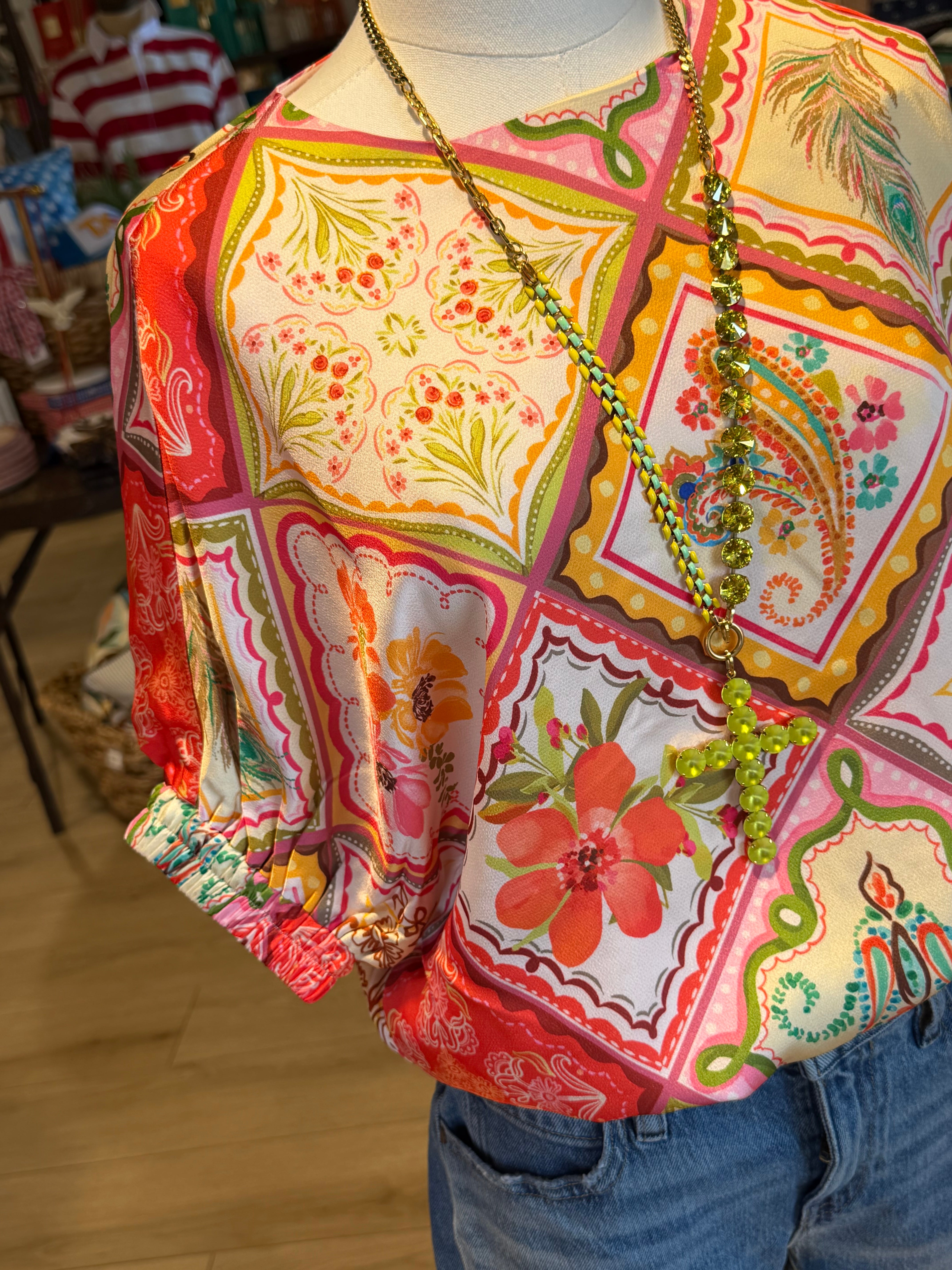 Flora Floral Top