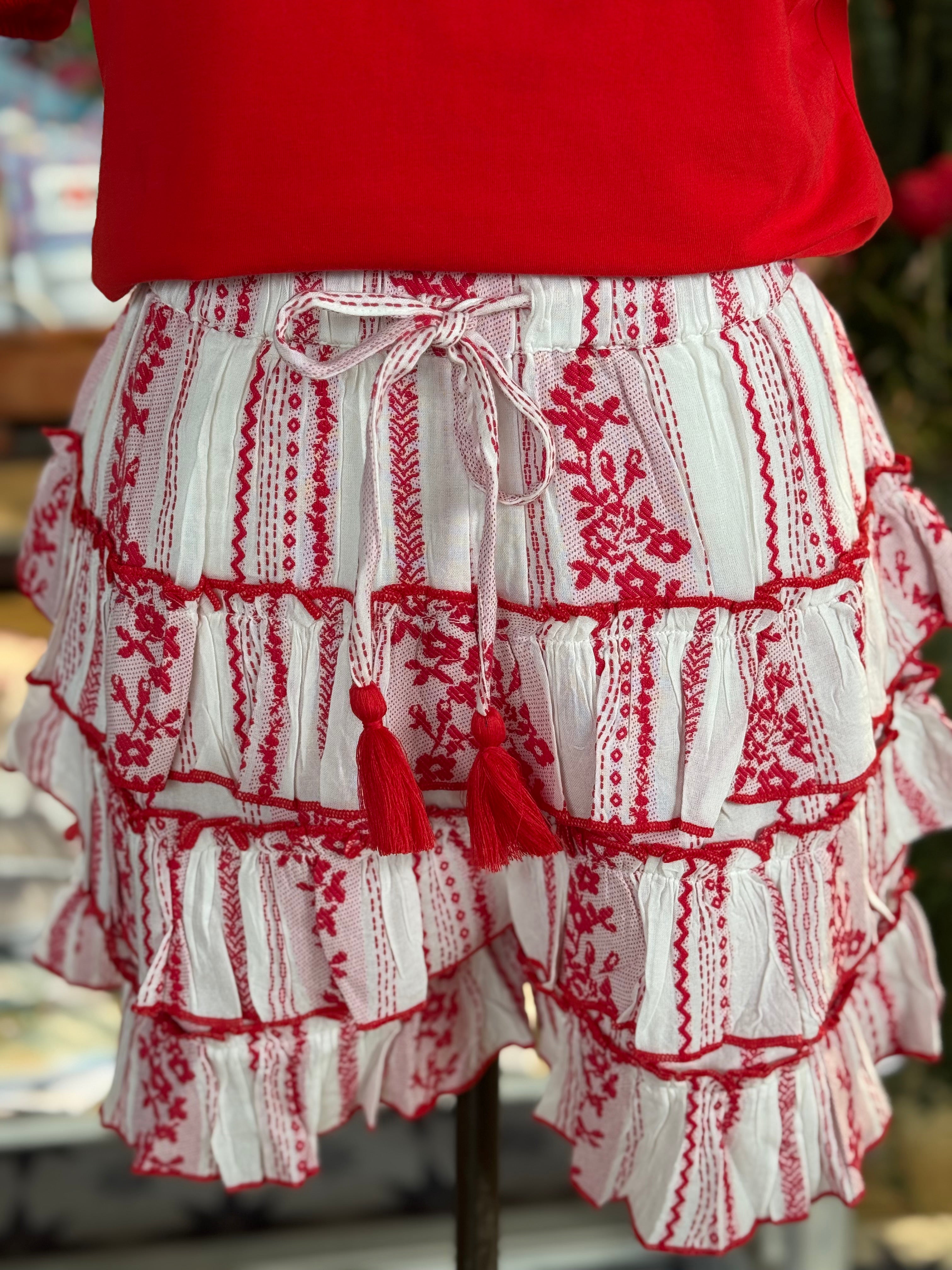 Linda Rose Ruffle Shorts (2 colors)