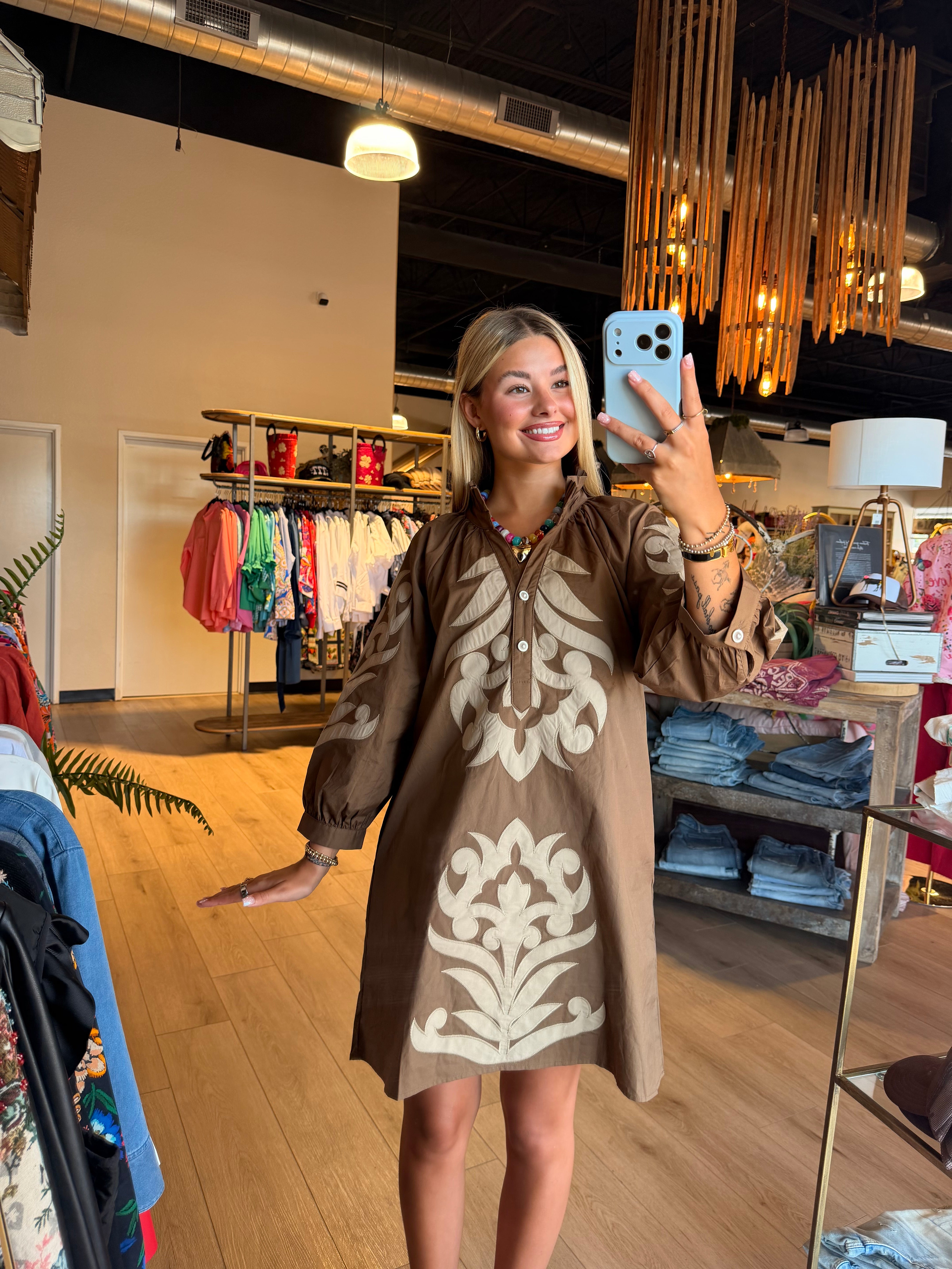Tabitha Embroidered Dress