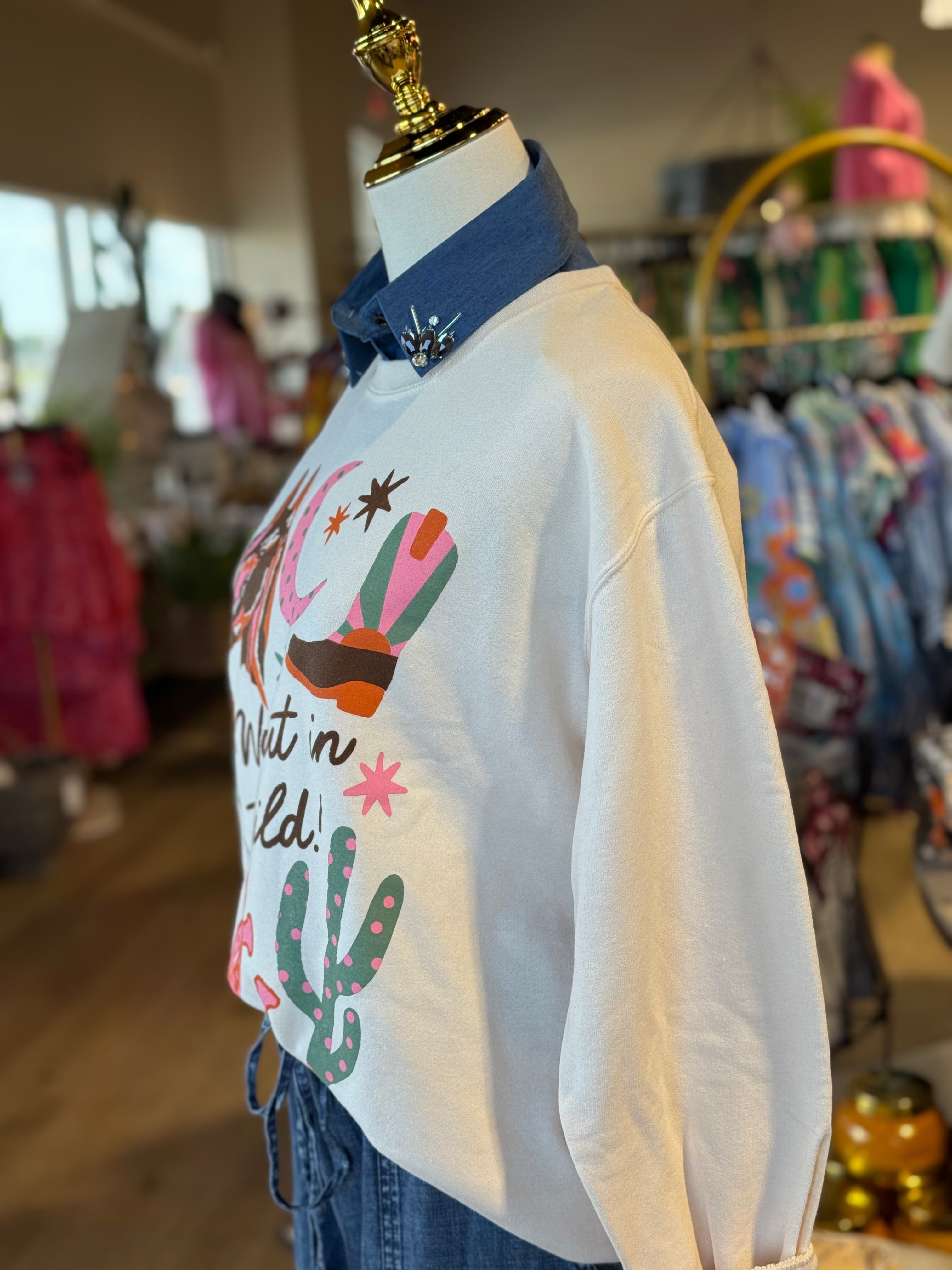 Way Out In Wild Sweatshirt